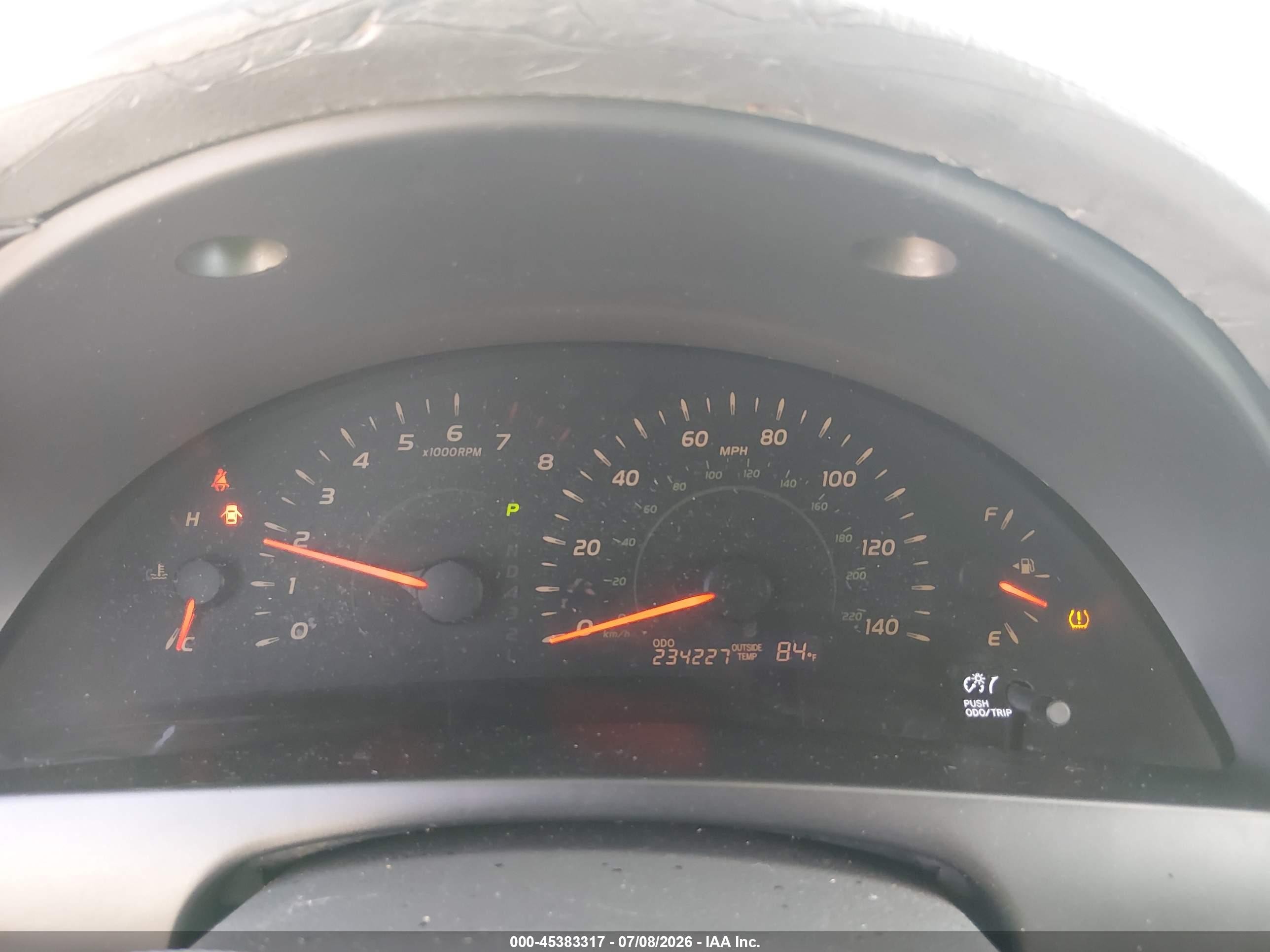2007 Toyota Camry Le Red vin: 4T1BE46K87U022904