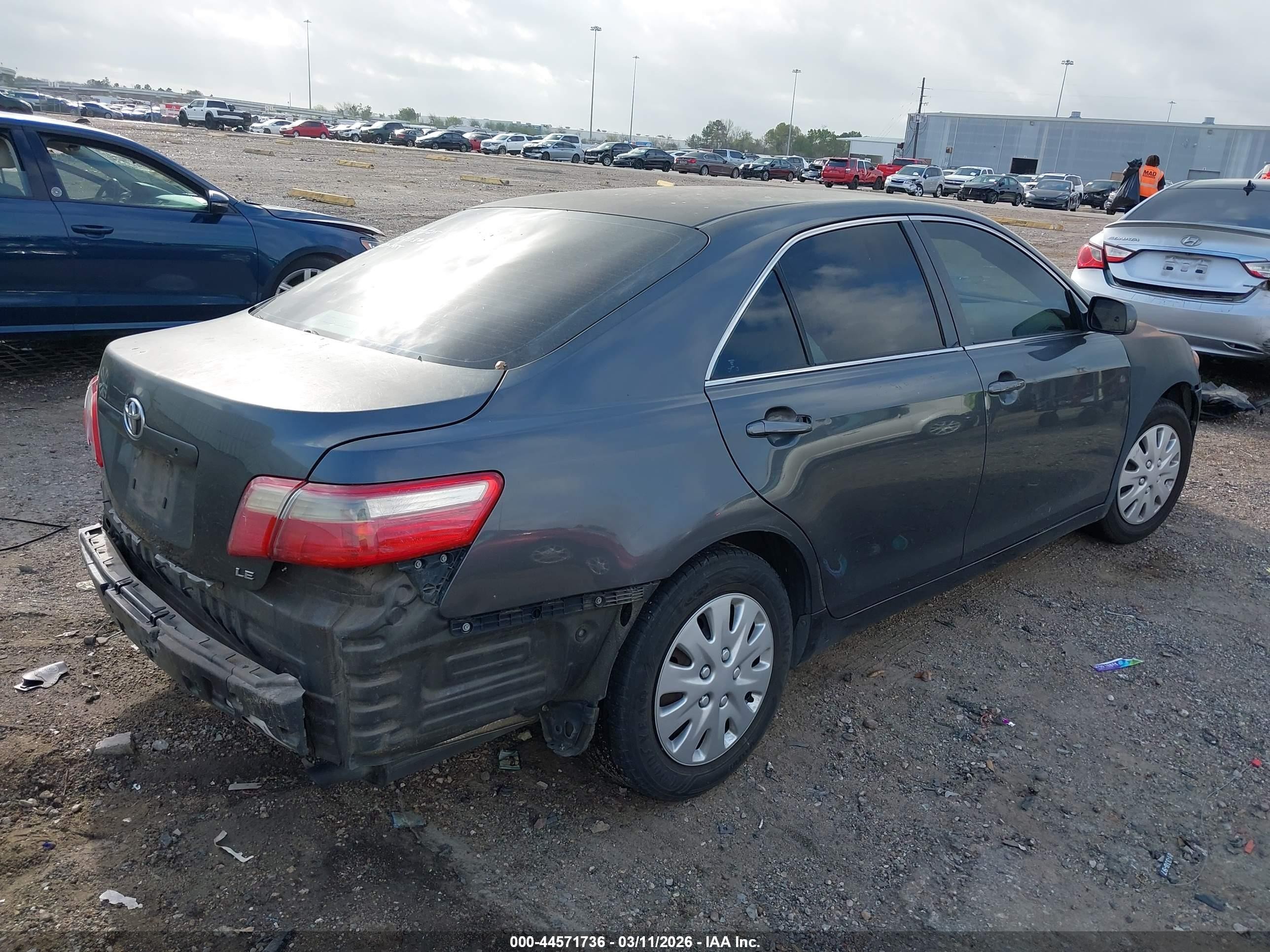 2007 Toyota Camry Le Серый vin: 4T1BE46K87U024684