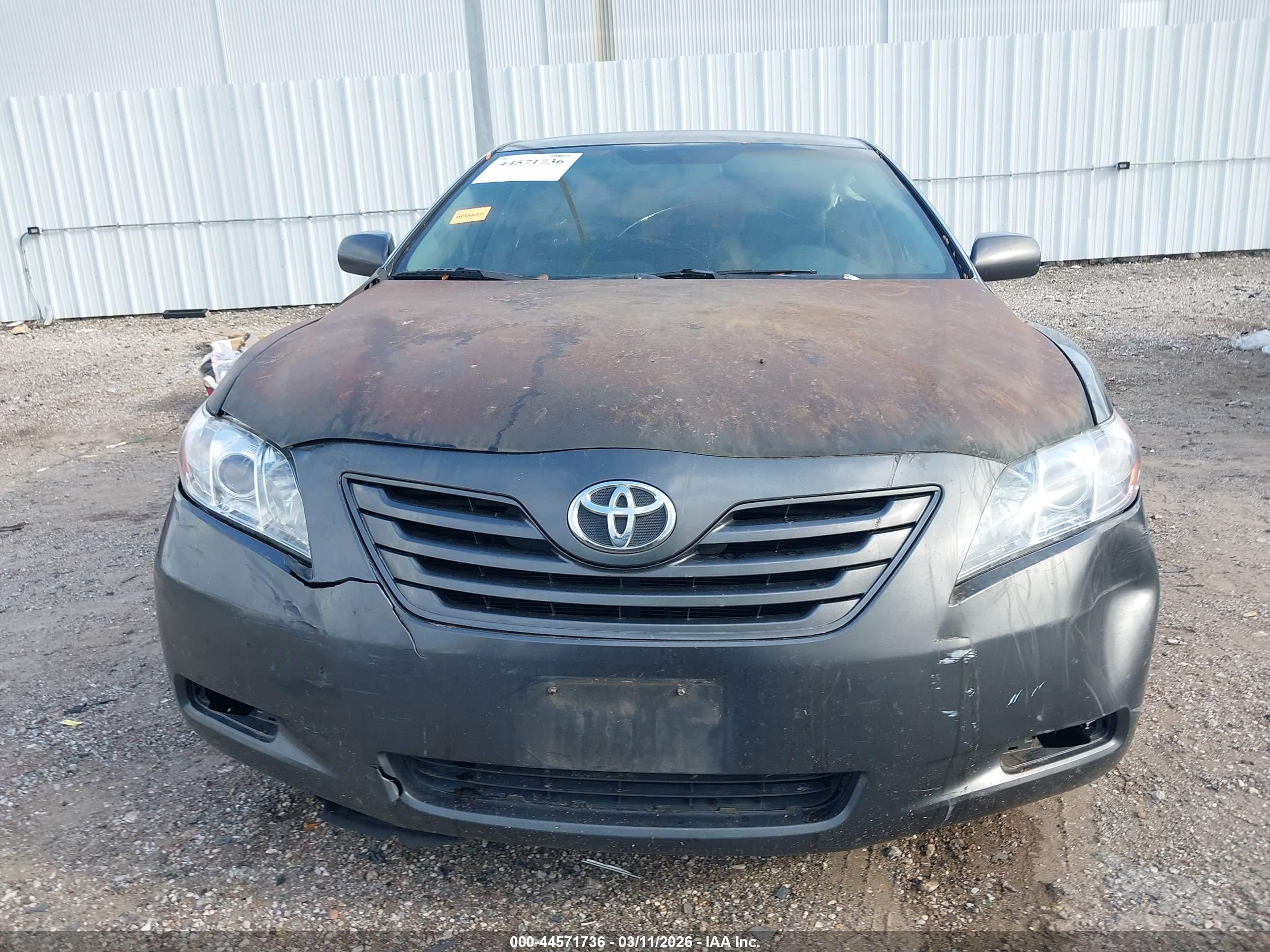 2007 Toyota Camry Le Серый vin: 4T1BE46K87U024684