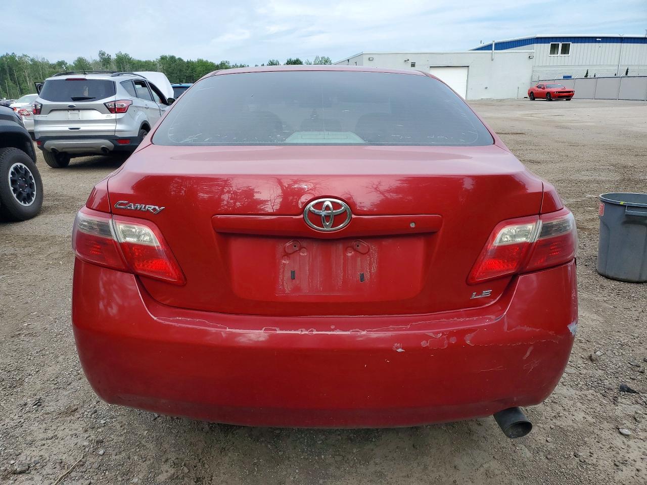 2007 Toyota Camry Red vin: 4T1BE46K87U064828