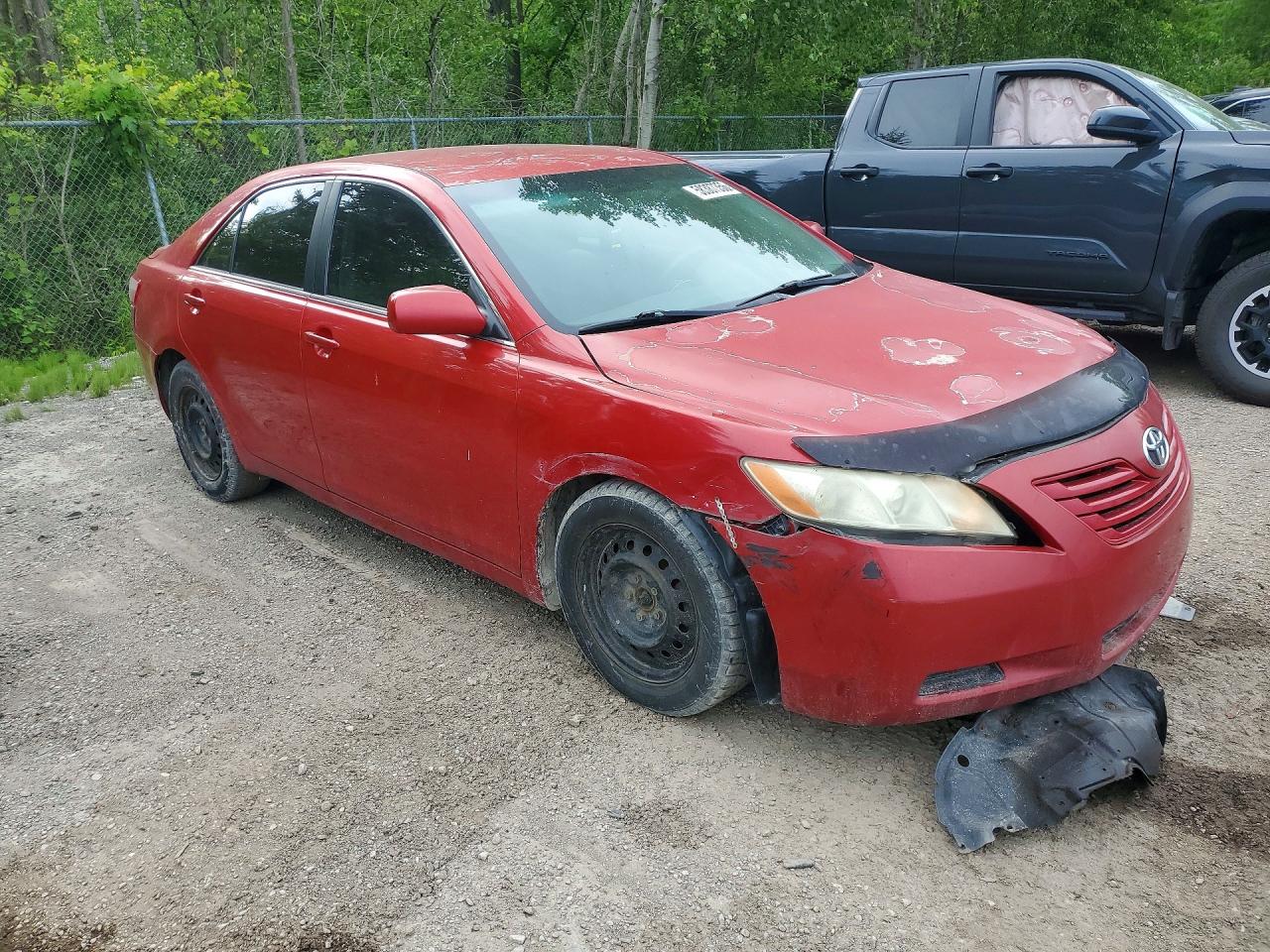 2007 Toyota Camry Red vin: 4T1BE46K87U064828