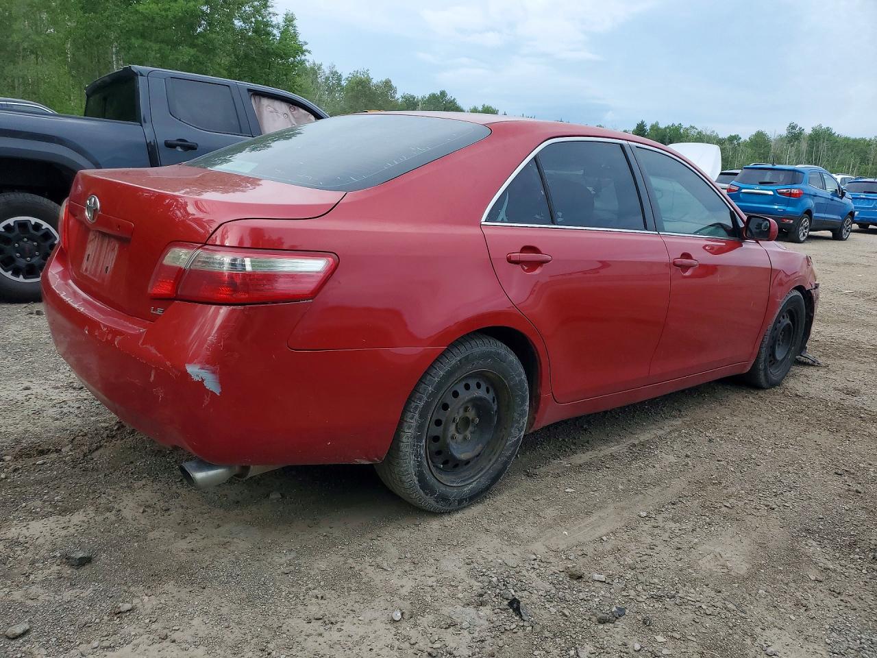 2007 Toyota Camry Red vin: 4T1BE46K87U064828
