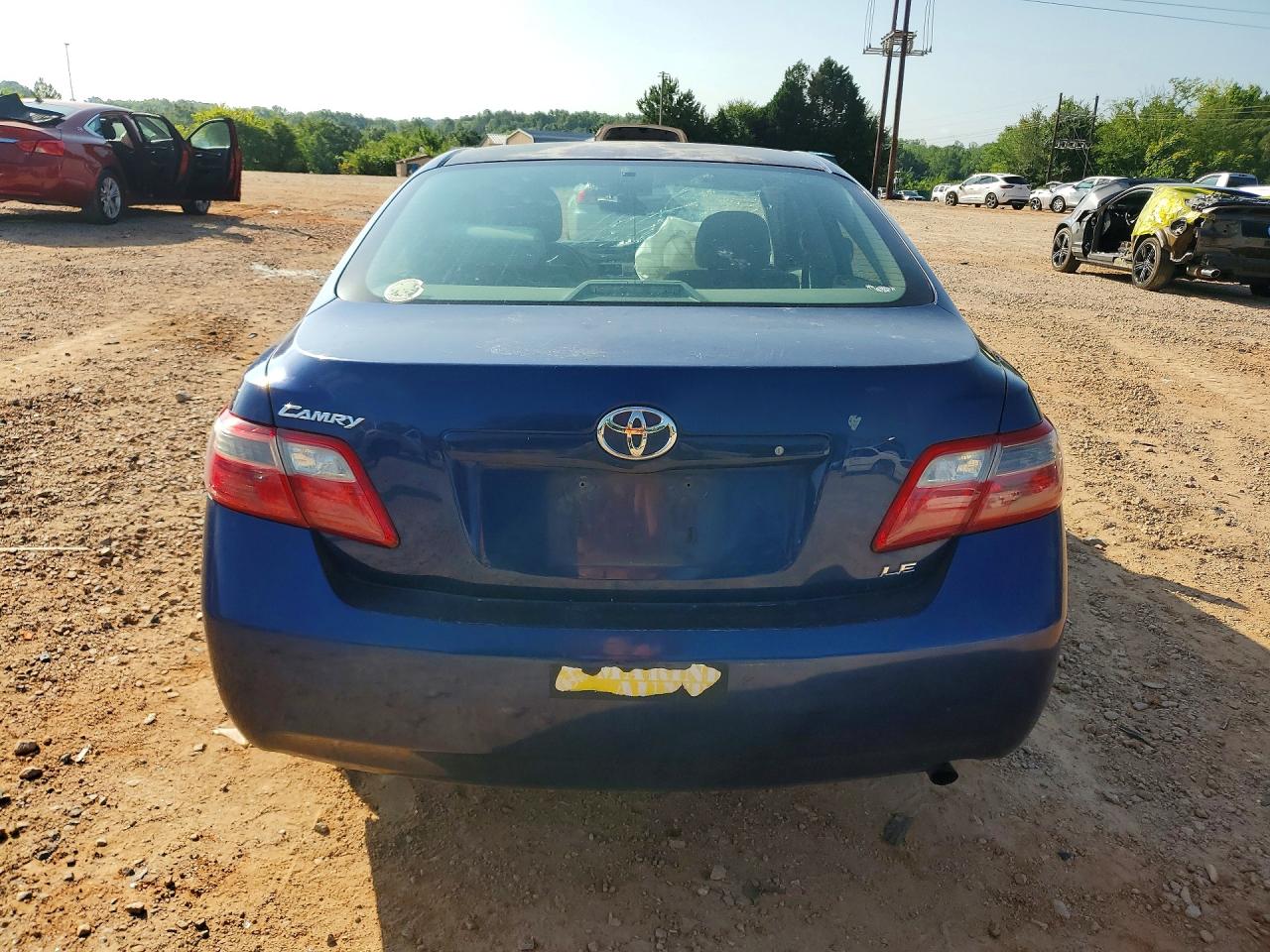 2007 Toyota Camry Le Blue vin: 4T1BE46K87U075067