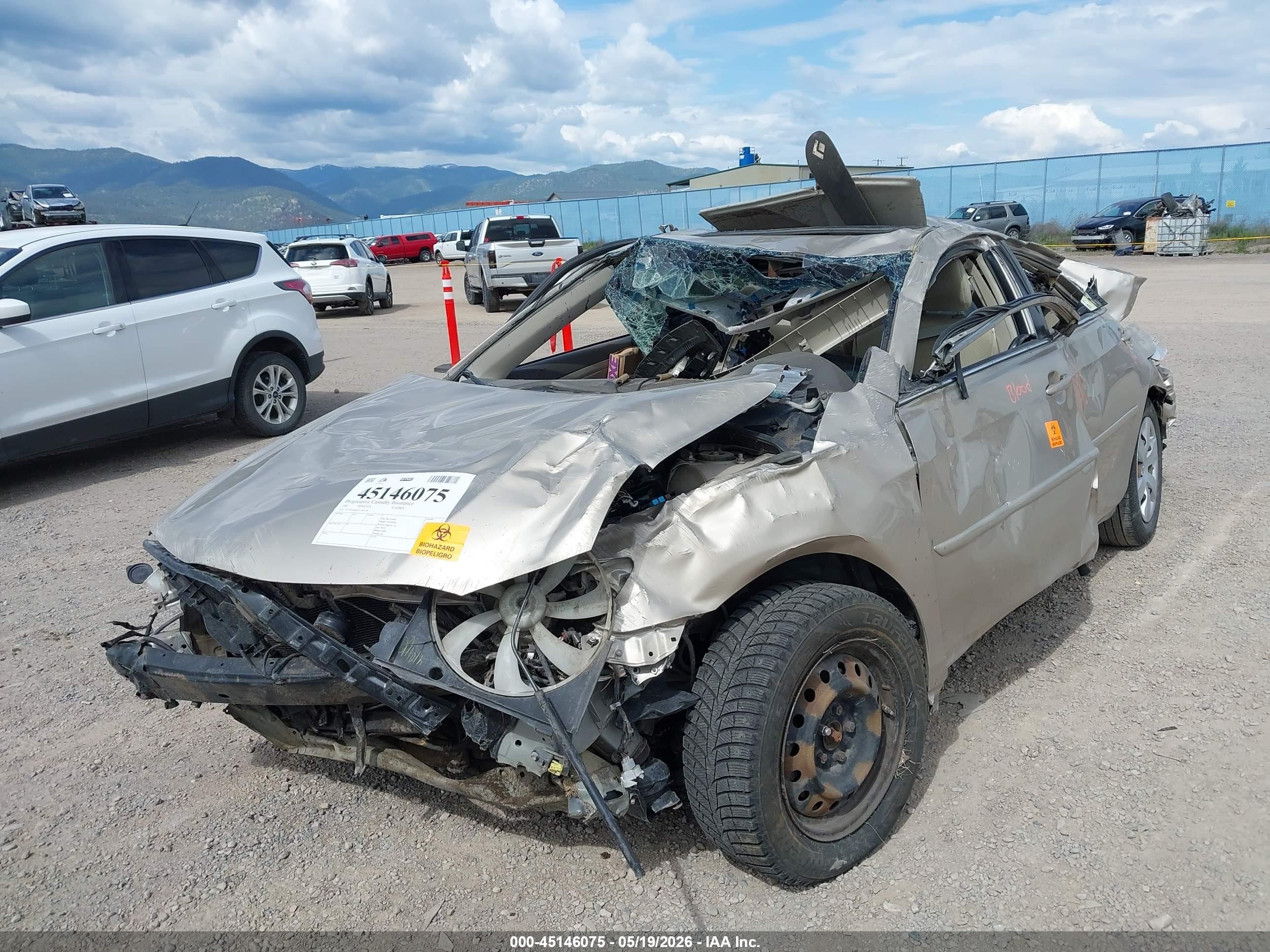 2007 Toyota Camry Le Золотой vin: 4T1BE46K87U081130
