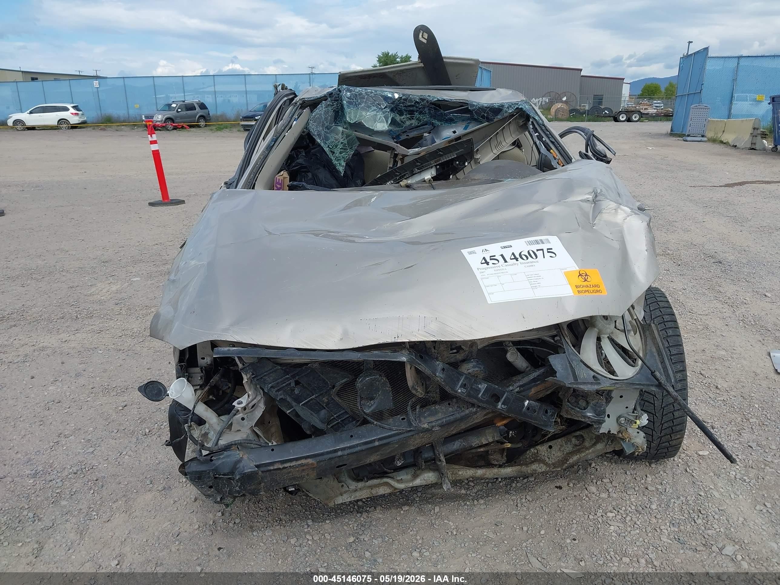 2007 Toyota Camry Le Золотой vin: 4T1BE46K87U081130