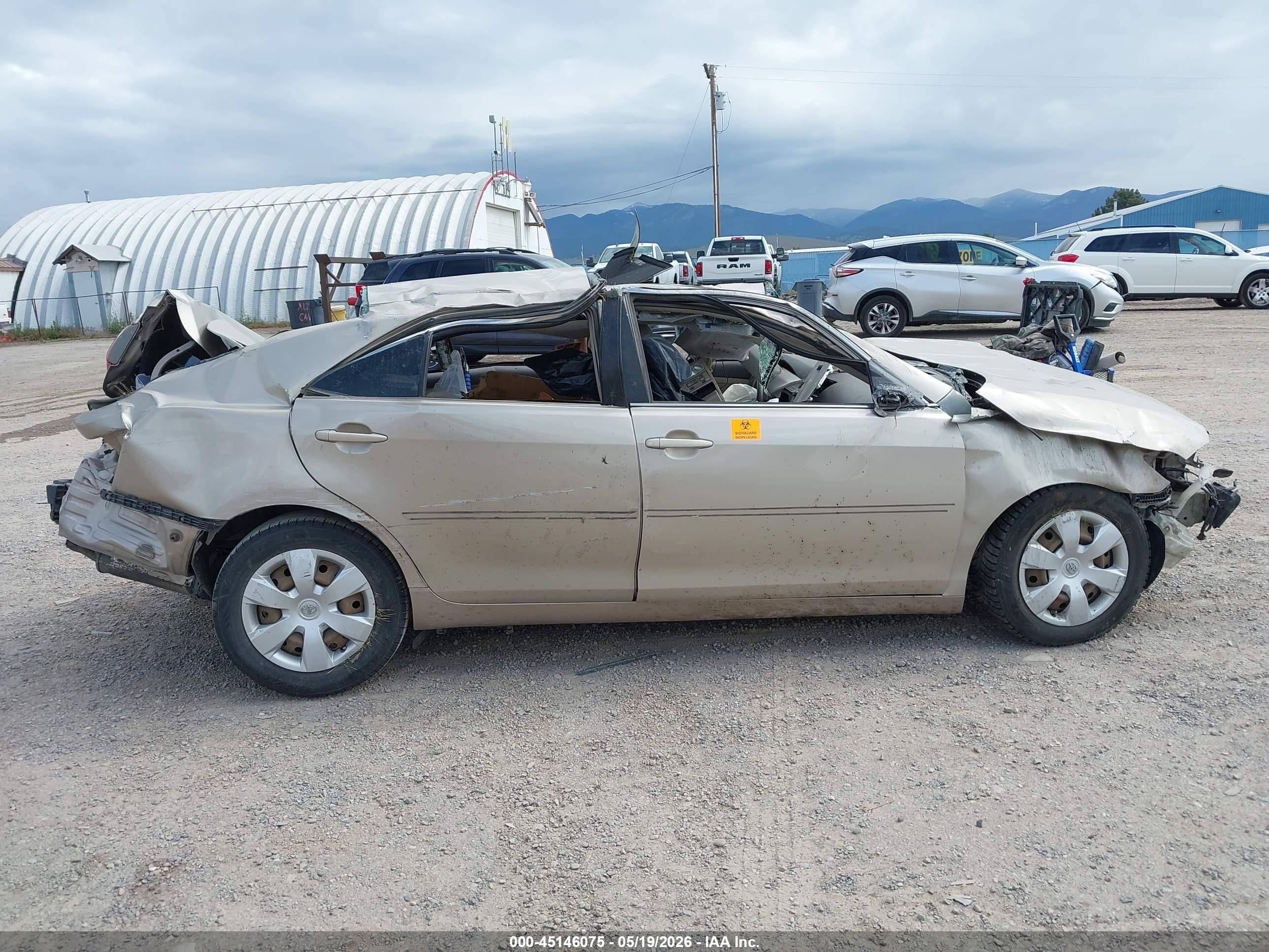2007 Toyota Camry Le Золотой vin: 4T1BE46K87U081130