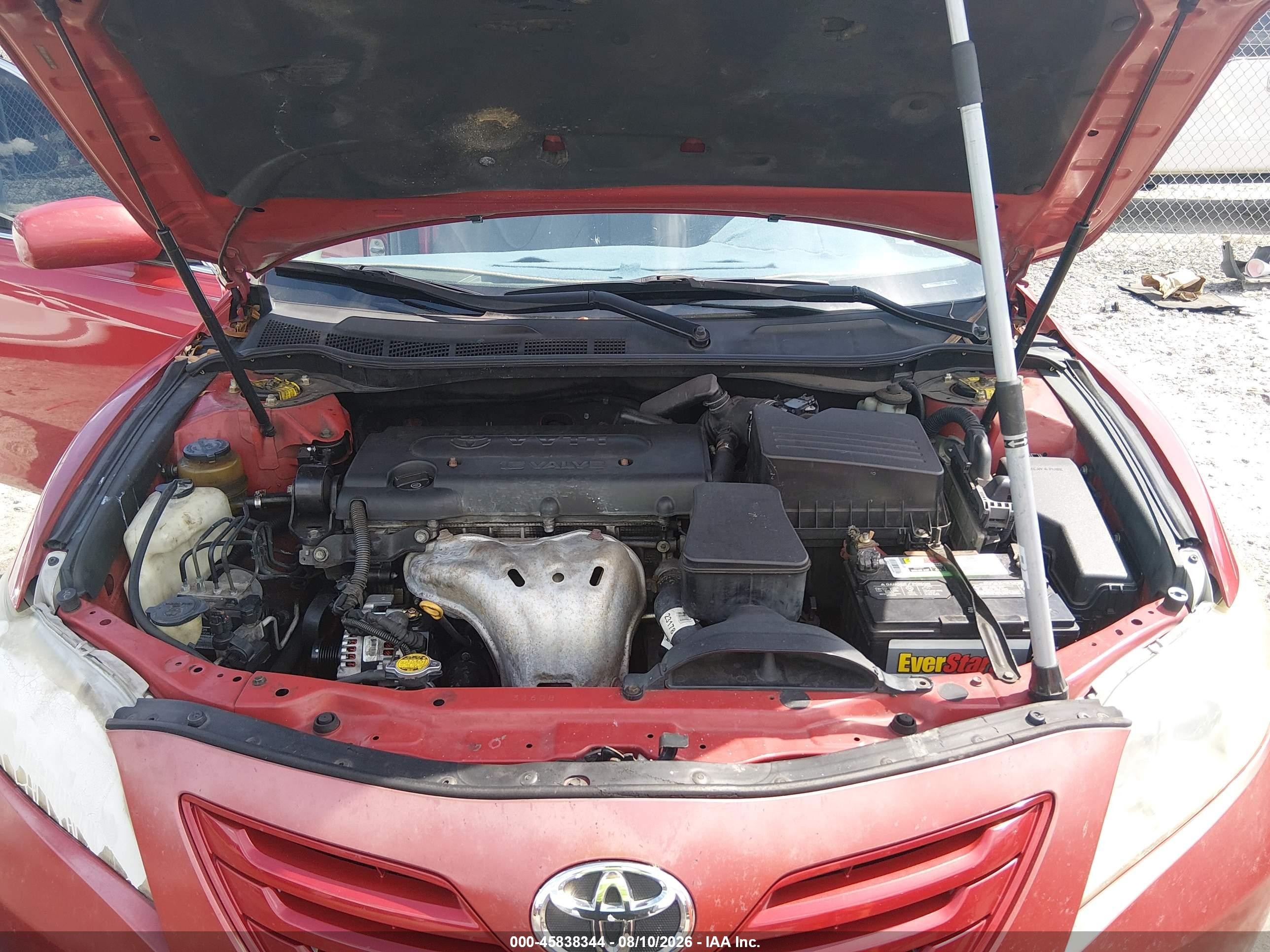 2007 Toyota Camry Le Red vin: 4T1BE46K87U094380