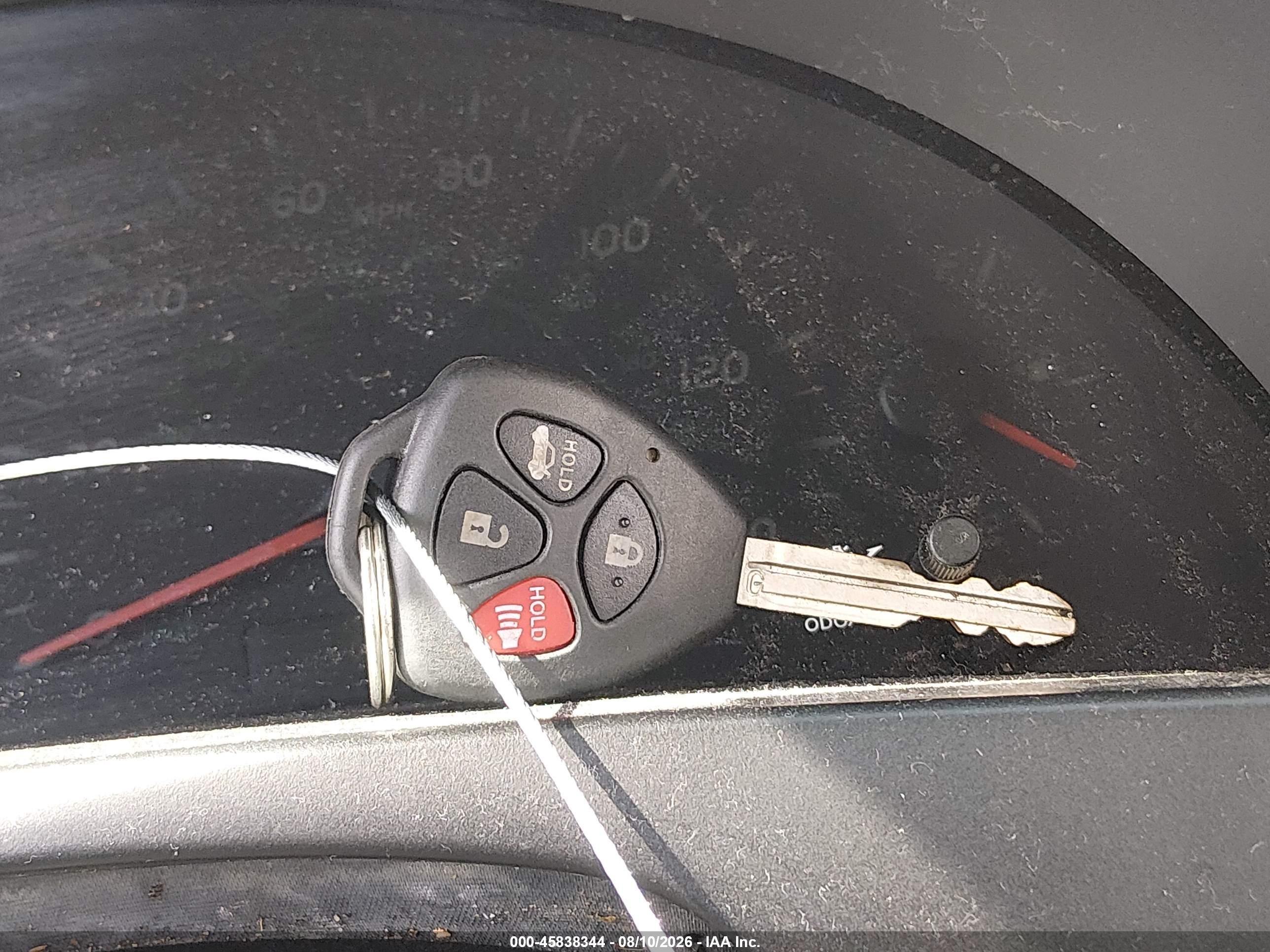 2007 Toyota Camry Le Red vin: 4T1BE46K87U094380