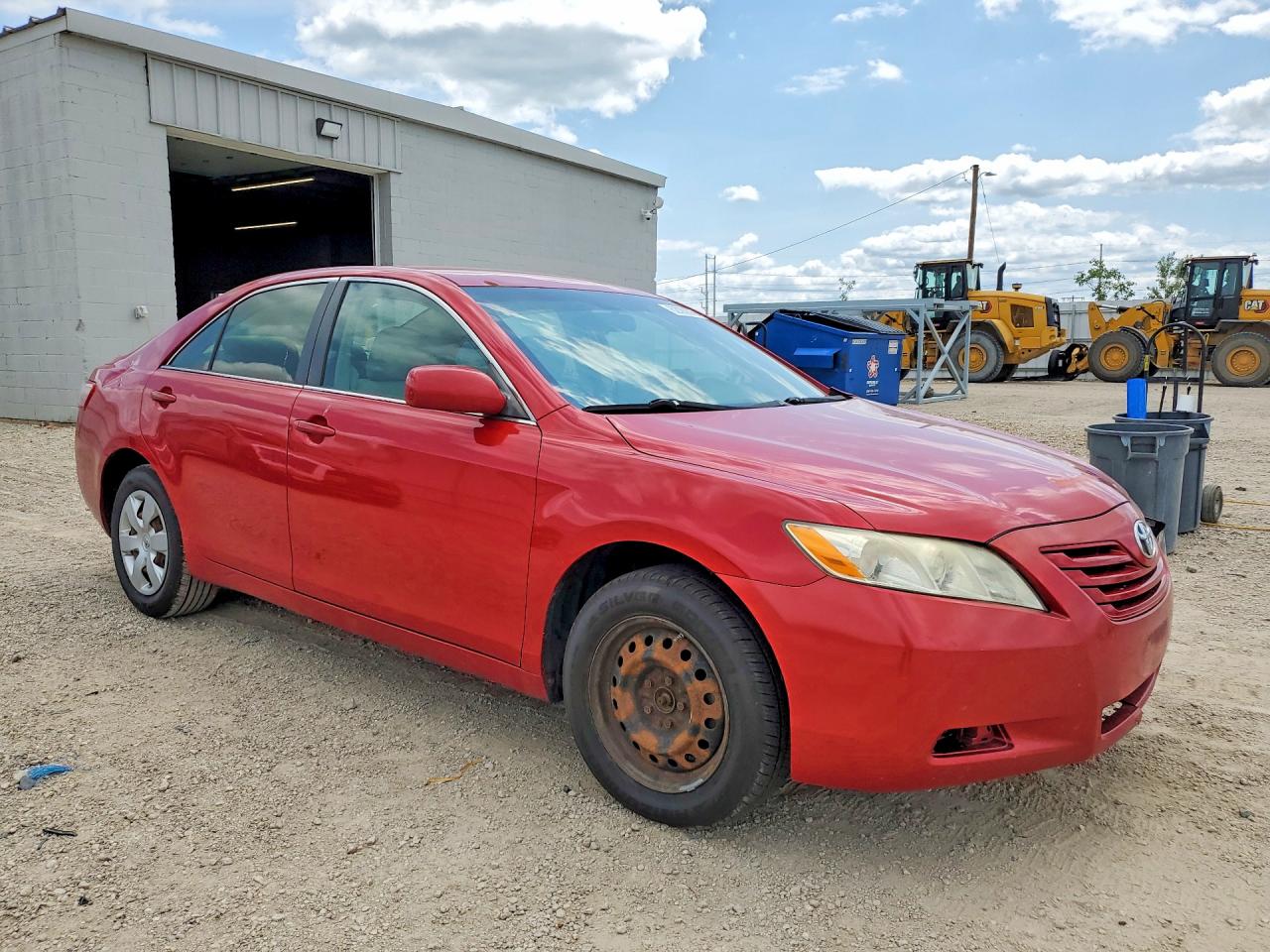 2007 Toyota Camry Le Red vin: 4T1BE46K87U096579
