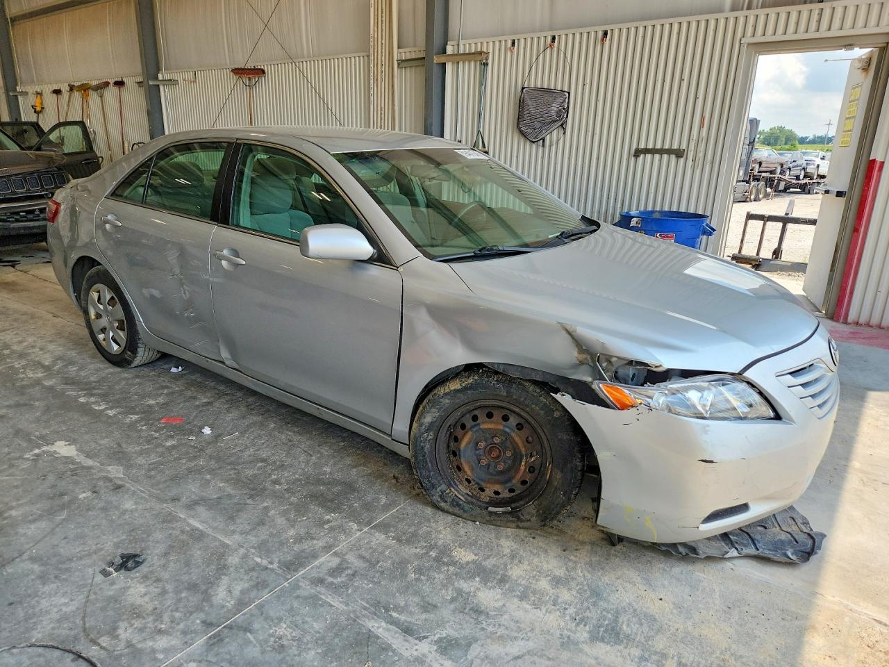 2007 Toyota Camry Le Gray vin: 4T1BE46K87U116815