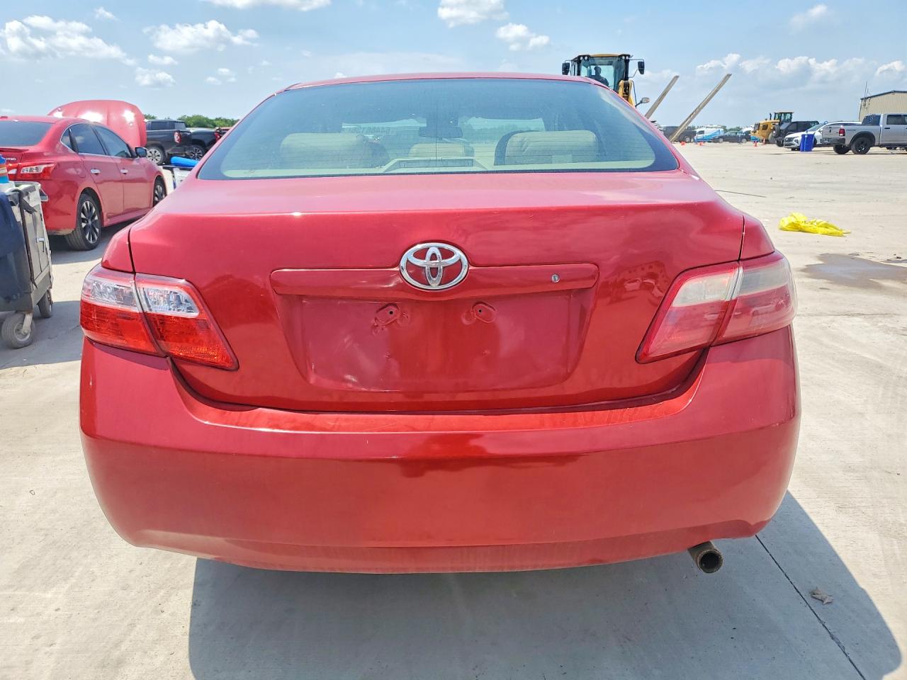 2007 Toyota Camry Le Red vin: 4T1BE46K87U129192