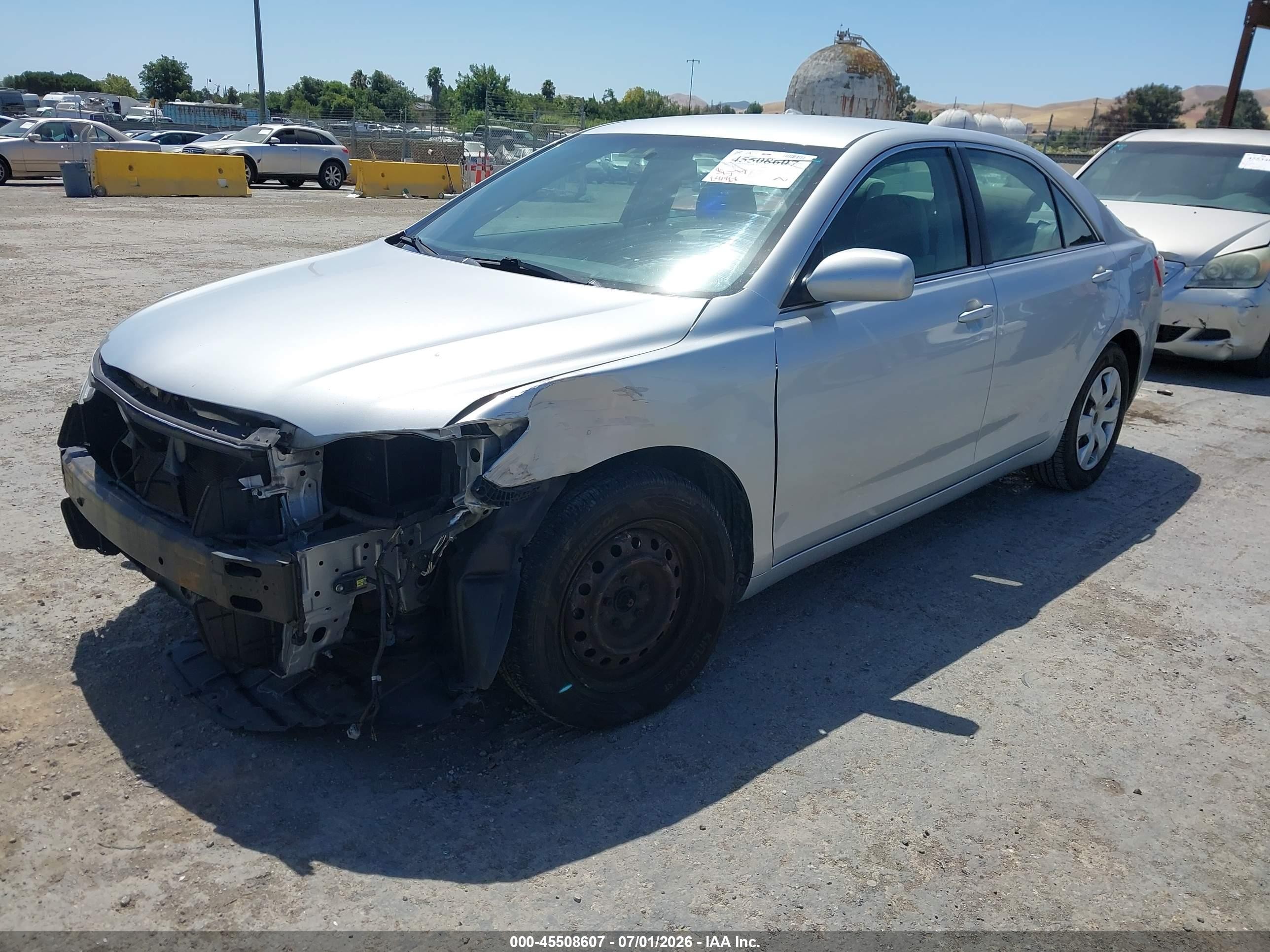 2007 Toyota Camry Ce Silver vin: 4T1BE46K87U135266