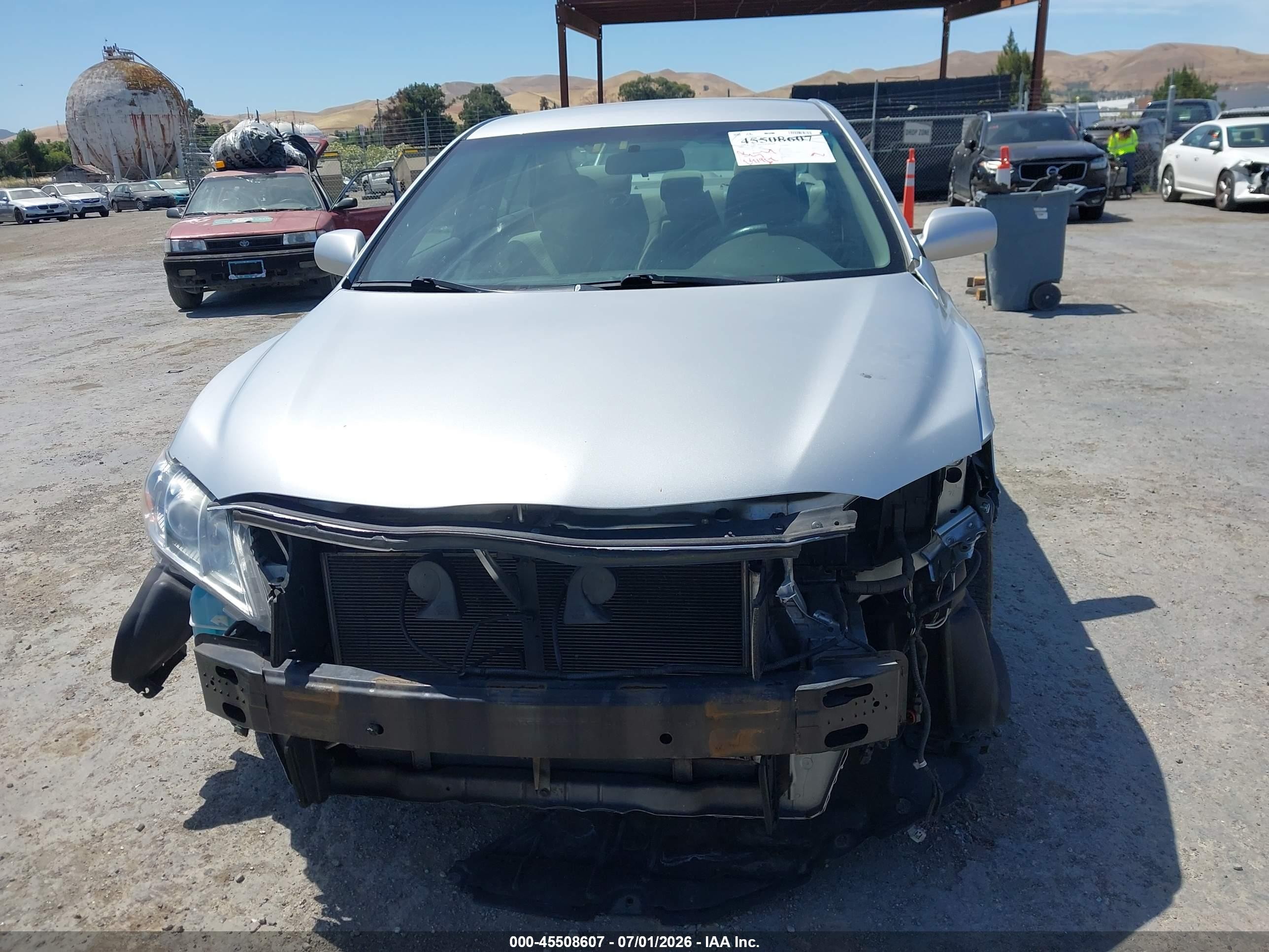 2007 Toyota Camry Ce Silver vin: 4T1BE46K87U135266