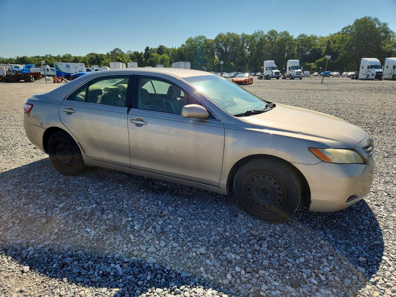 2007 Toyt Camry Le Tan vin: 4T1BE46K87U155338