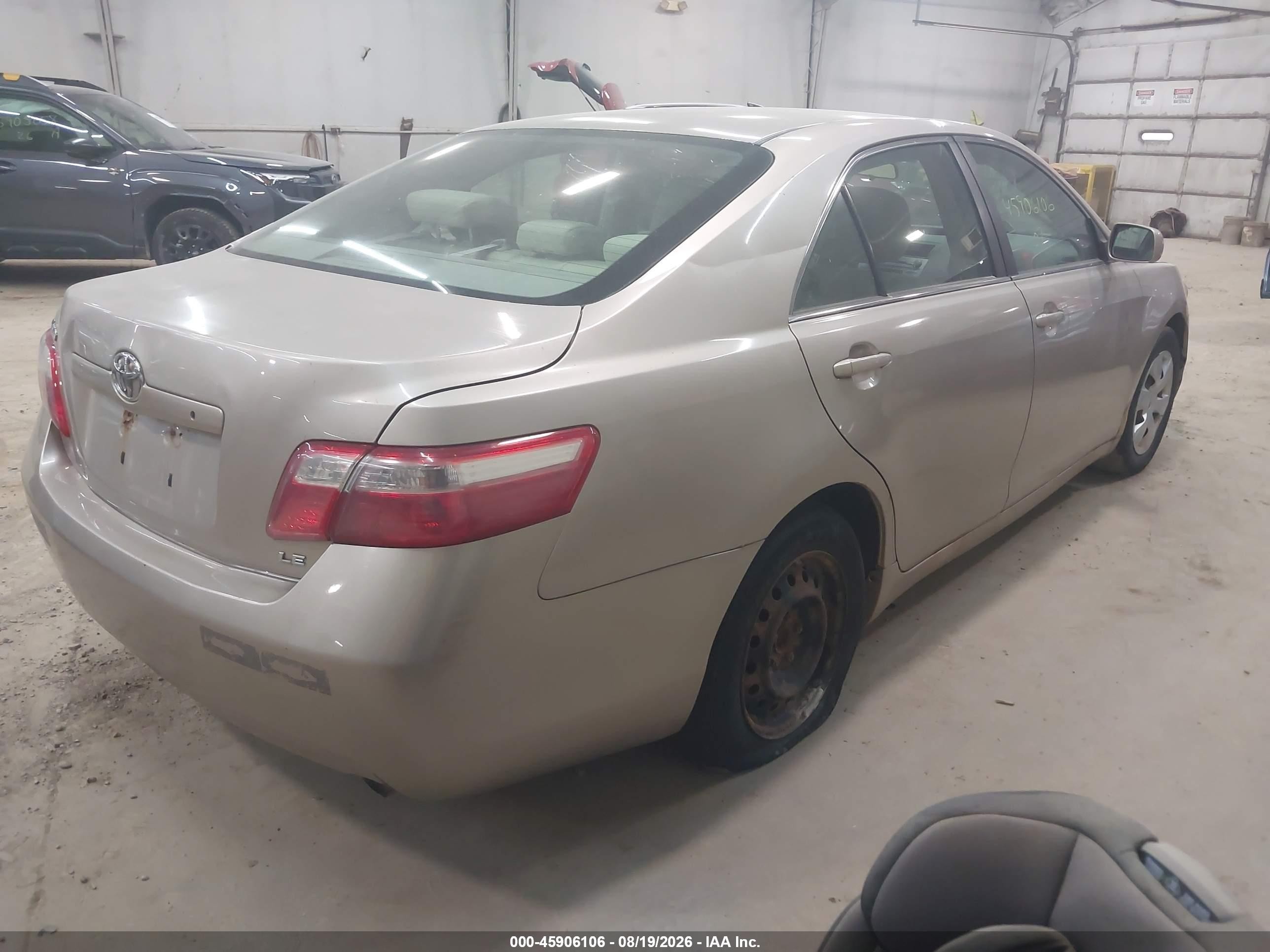 2007 Toyota Camry Le Tan vin: 4T1BE46K87U180966