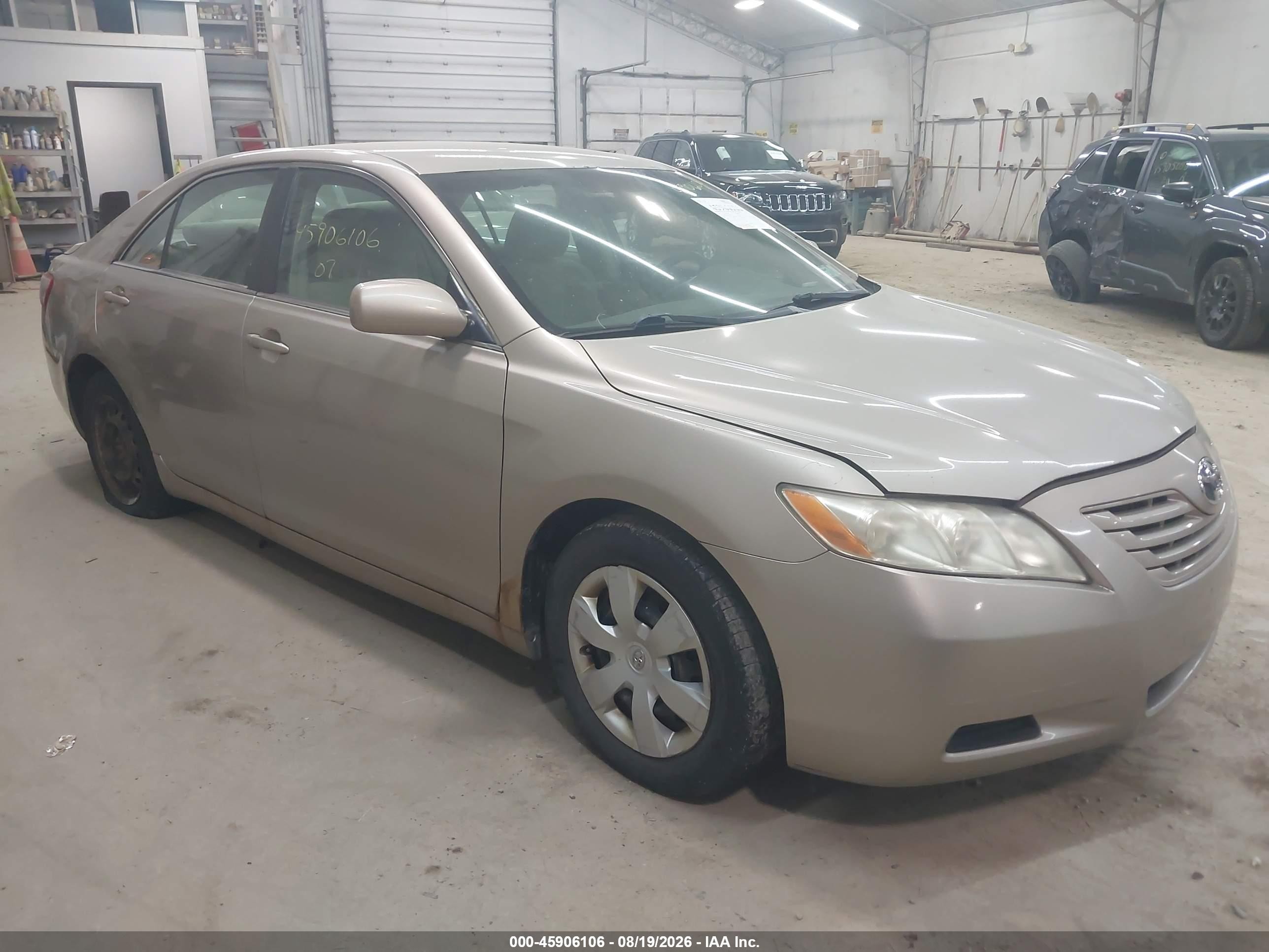 2007 Toyota Camry Le Tan vin: 4T1BE46K87U180966