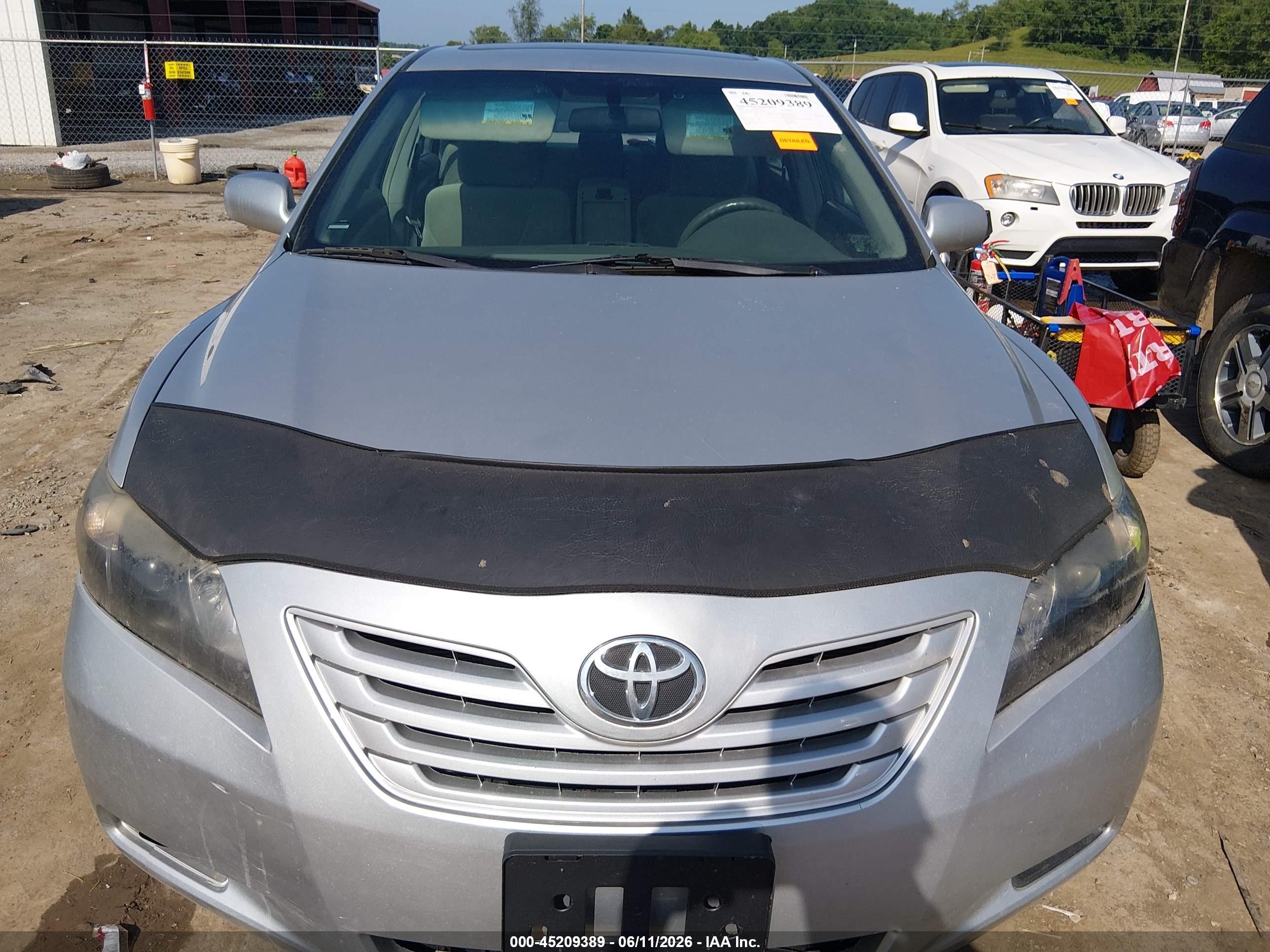 2007 Toyota Camry Le Silver vin: 4T1BE46K87U183625