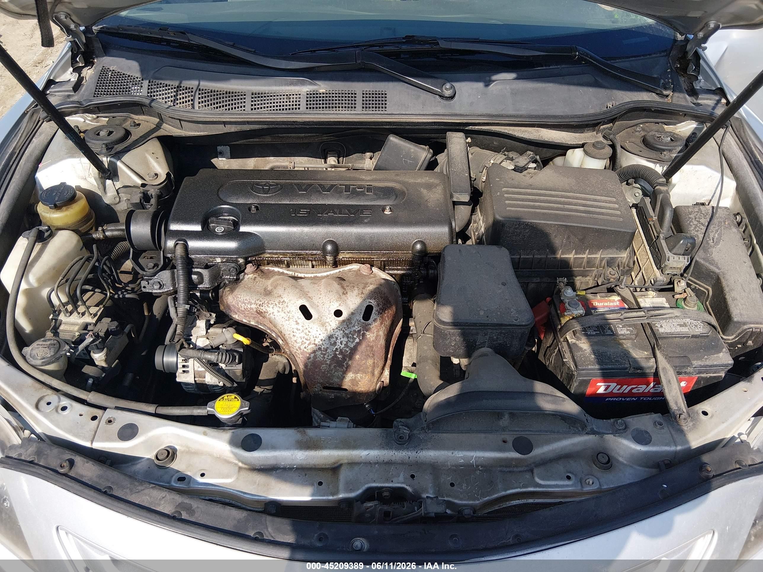 2007 Toyota Camry Le Silver vin: 4T1BE46K87U183625