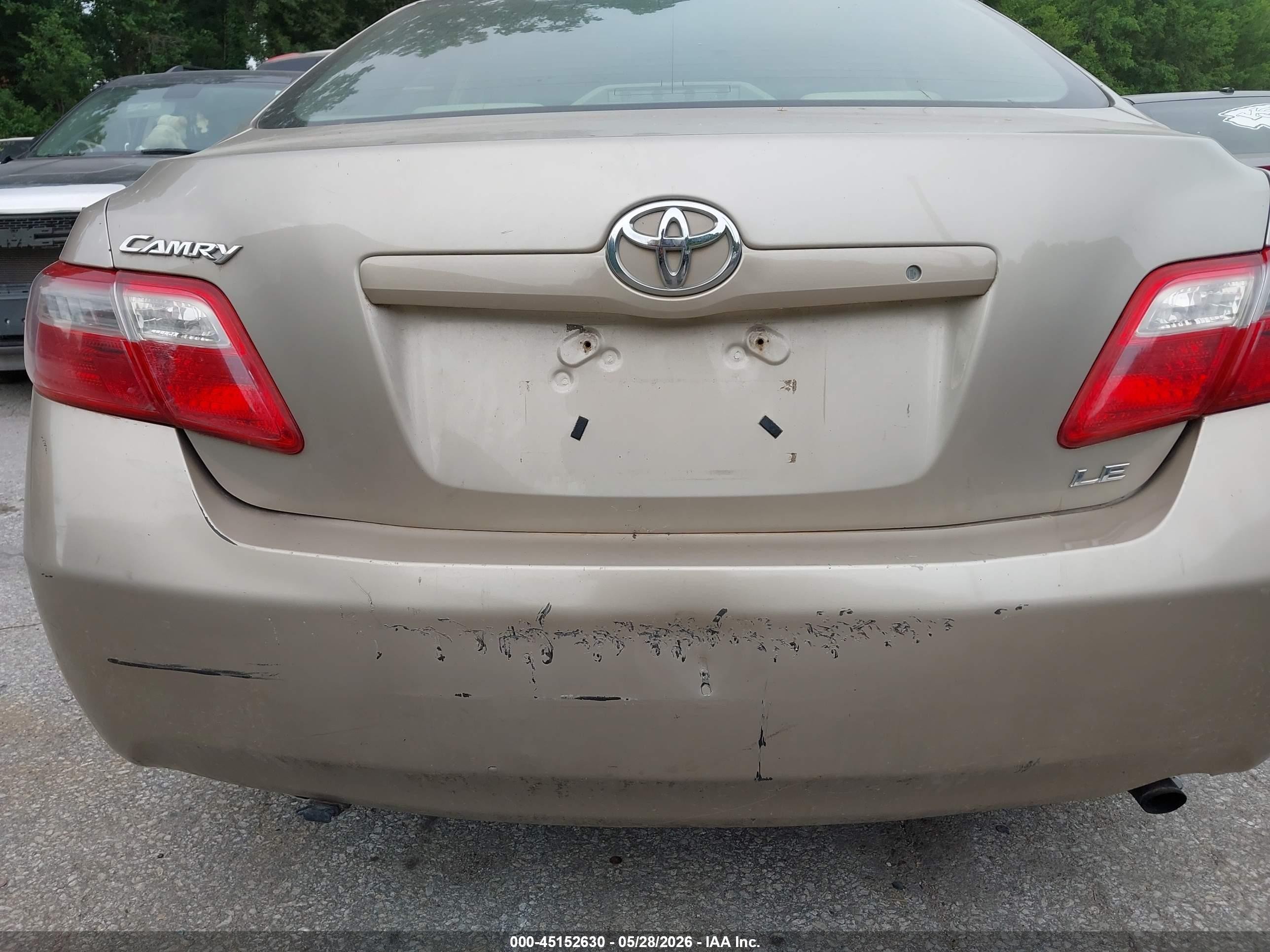 2007 Toyota Camry Le Beige vin: 4T1BE46K87U186296
