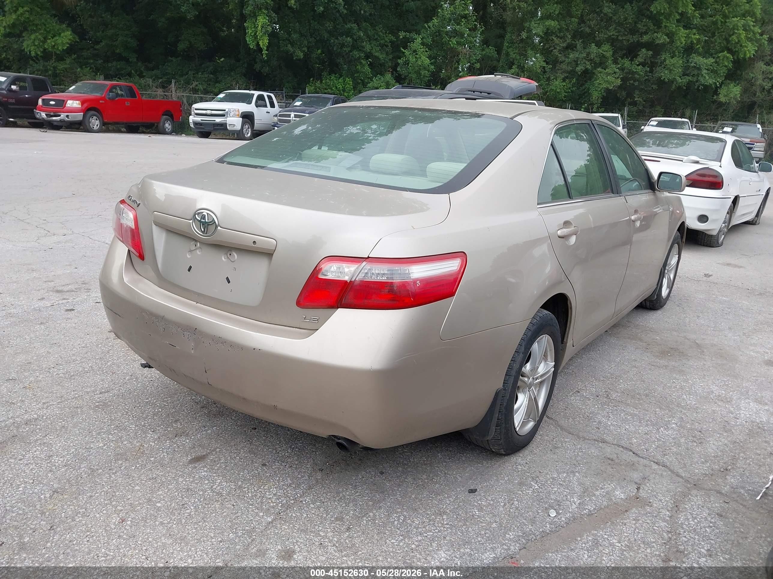 2007 Toyota Camry Le Beige vin: 4T1BE46K87U186296