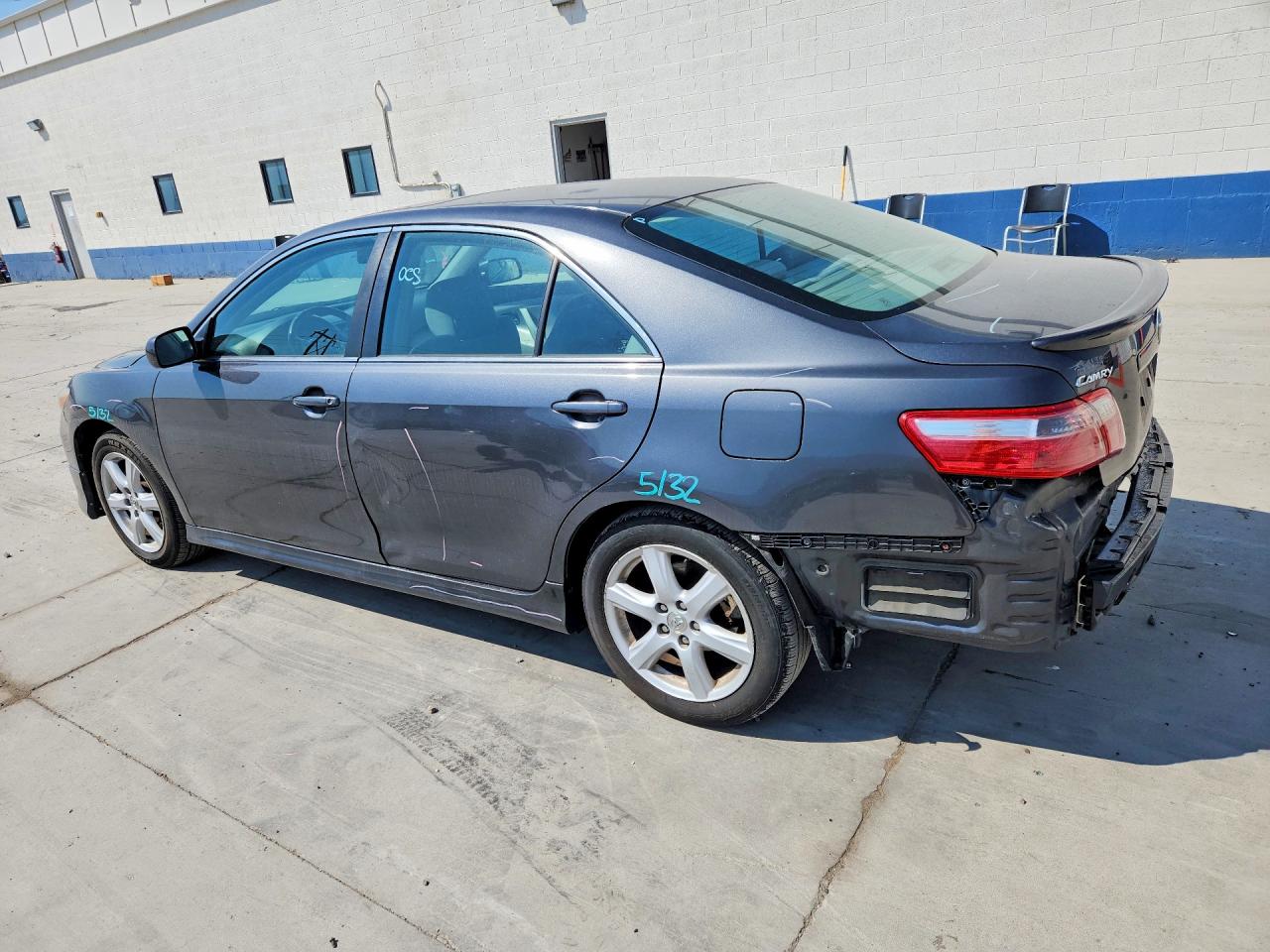 2007 Toyota Camry Se Gray vin: 4T1BE46K87U190428