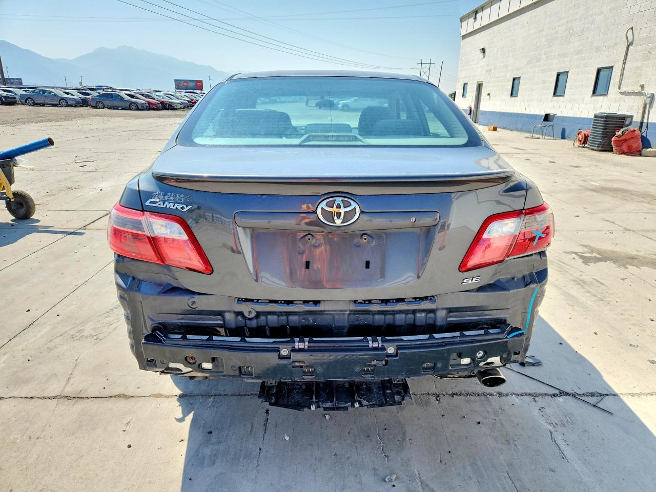 2007 Toyota Camry Se Gray vin: 4T1BE46K87U190428
