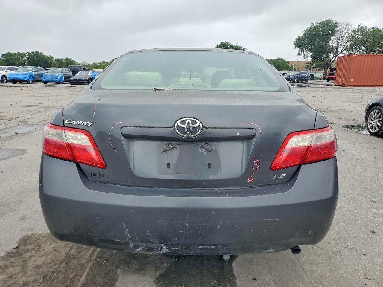 2007 Toyota Camry Le Gray vin: 4T1BE46K87U511903