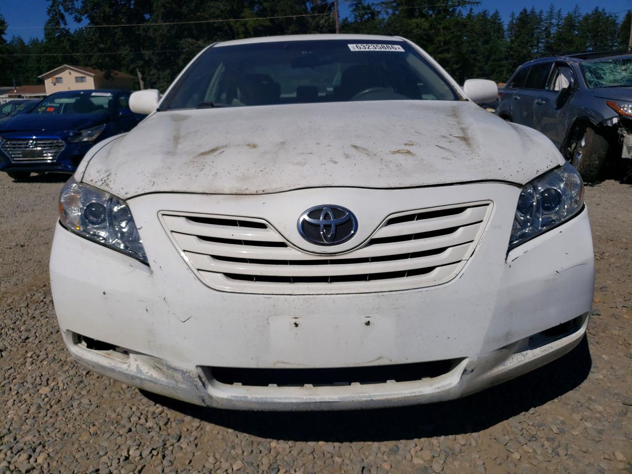 2007 Toyota Camry Le White vin: 4T1BE46K87U517409