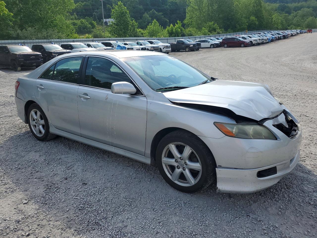 2007 Toyota Camry Se Серебряный vin: 4T1BE46K87U519841