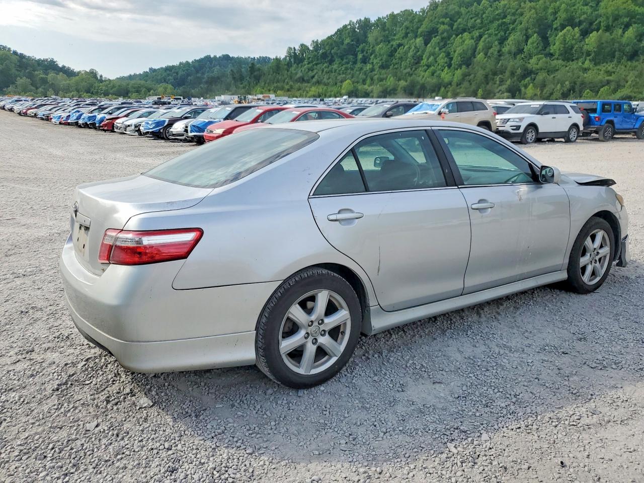 2007 Toyota Camry Se Серебряный vin: 4T1BE46K87U519841