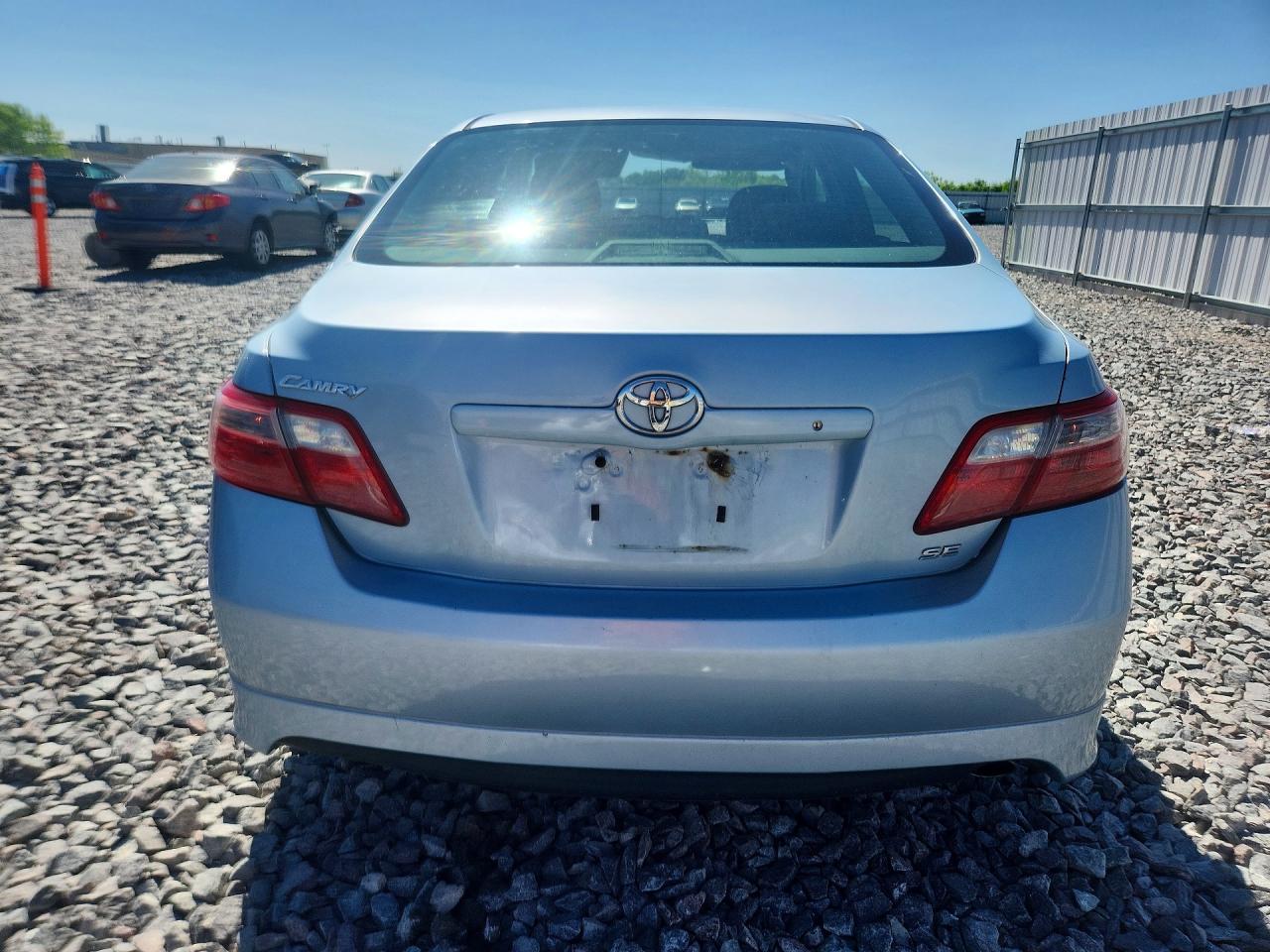 2007 Toyota Camry Se Blue vin: 4T1BE46K87U525266