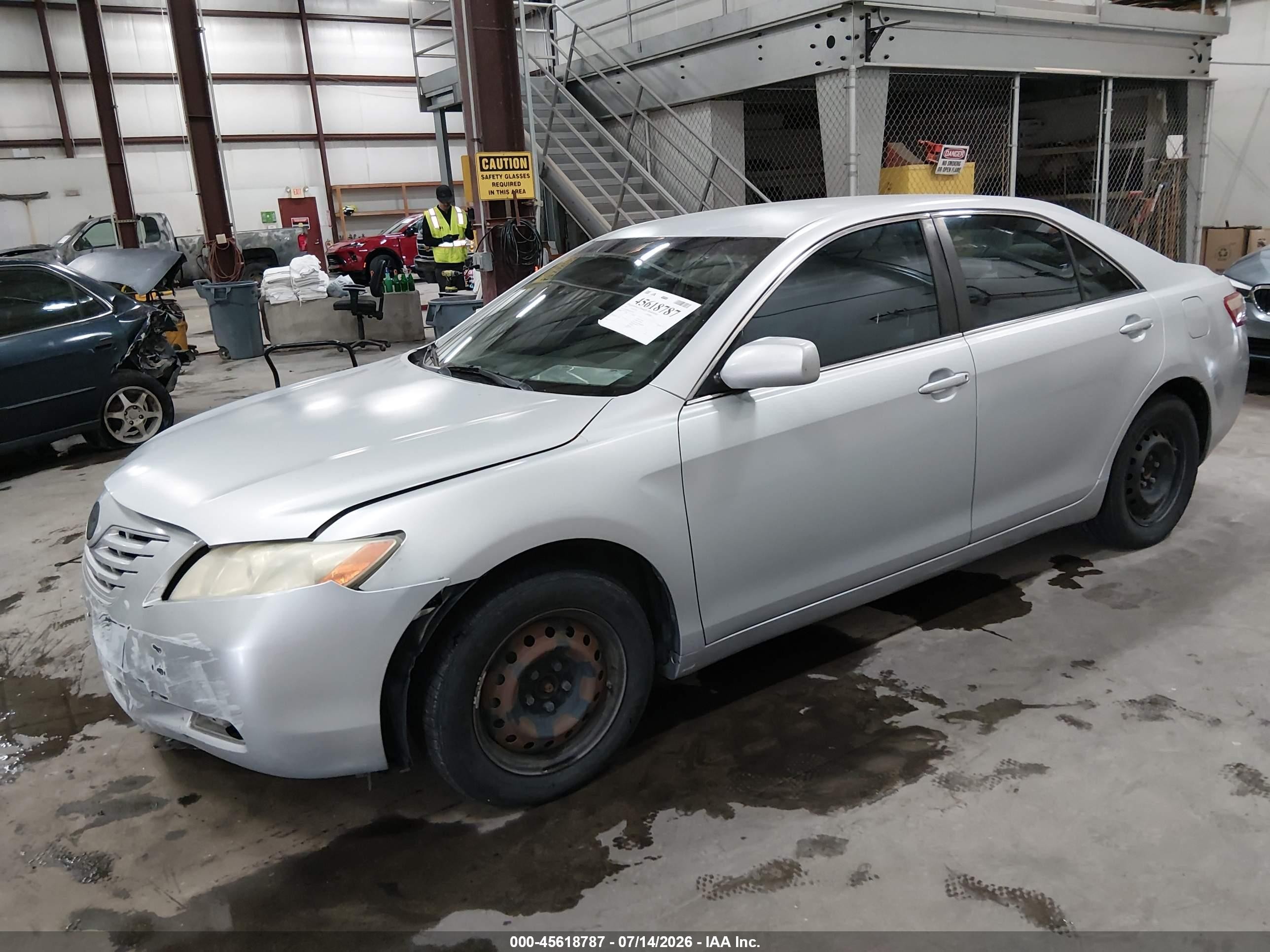 2007 Toyota Camry Le Серебряный vin: 4T1BE46K87U546537