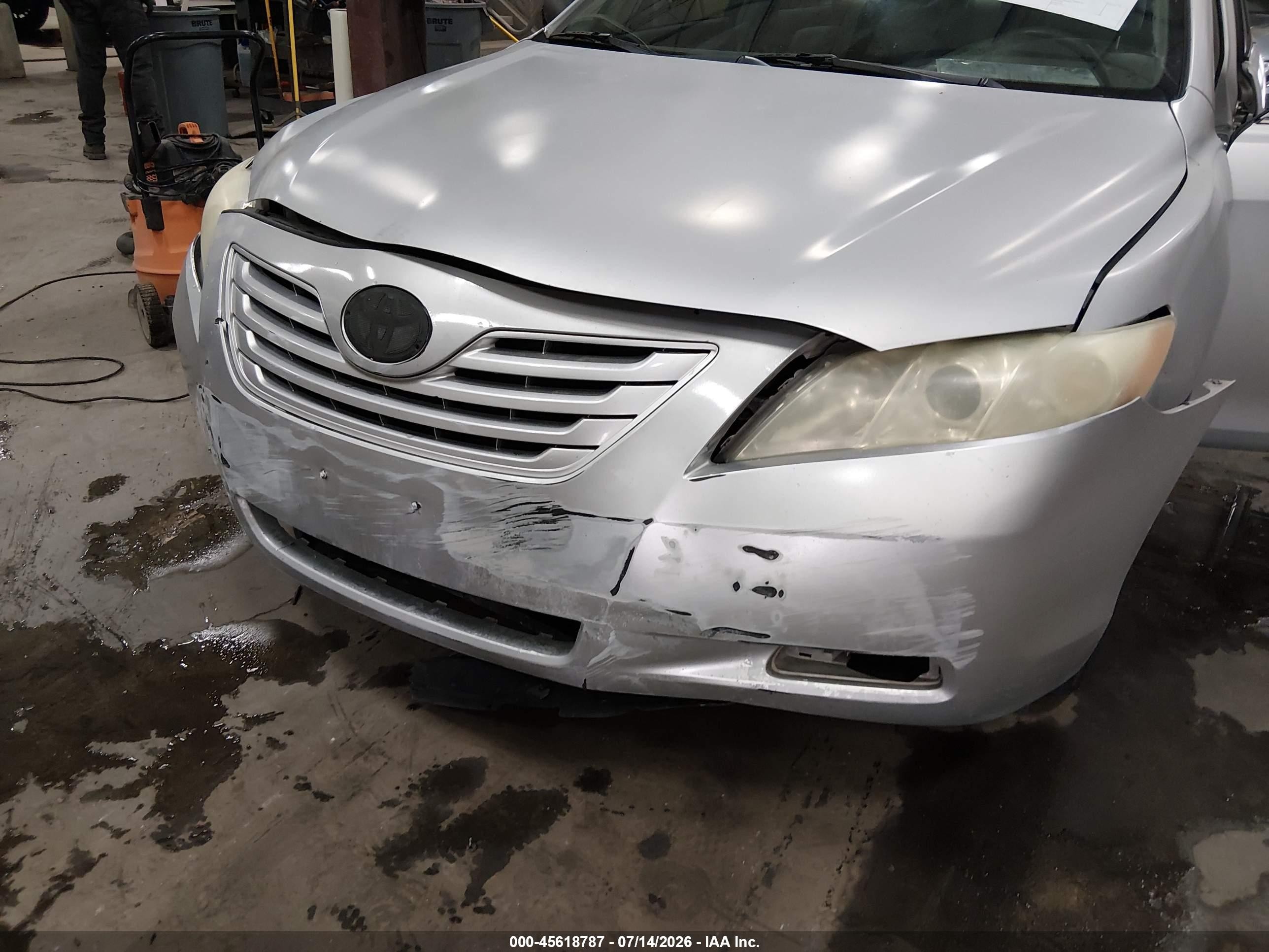 2007 Toyota Camry Le Серебряный vin: 4T1BE46K87U546537