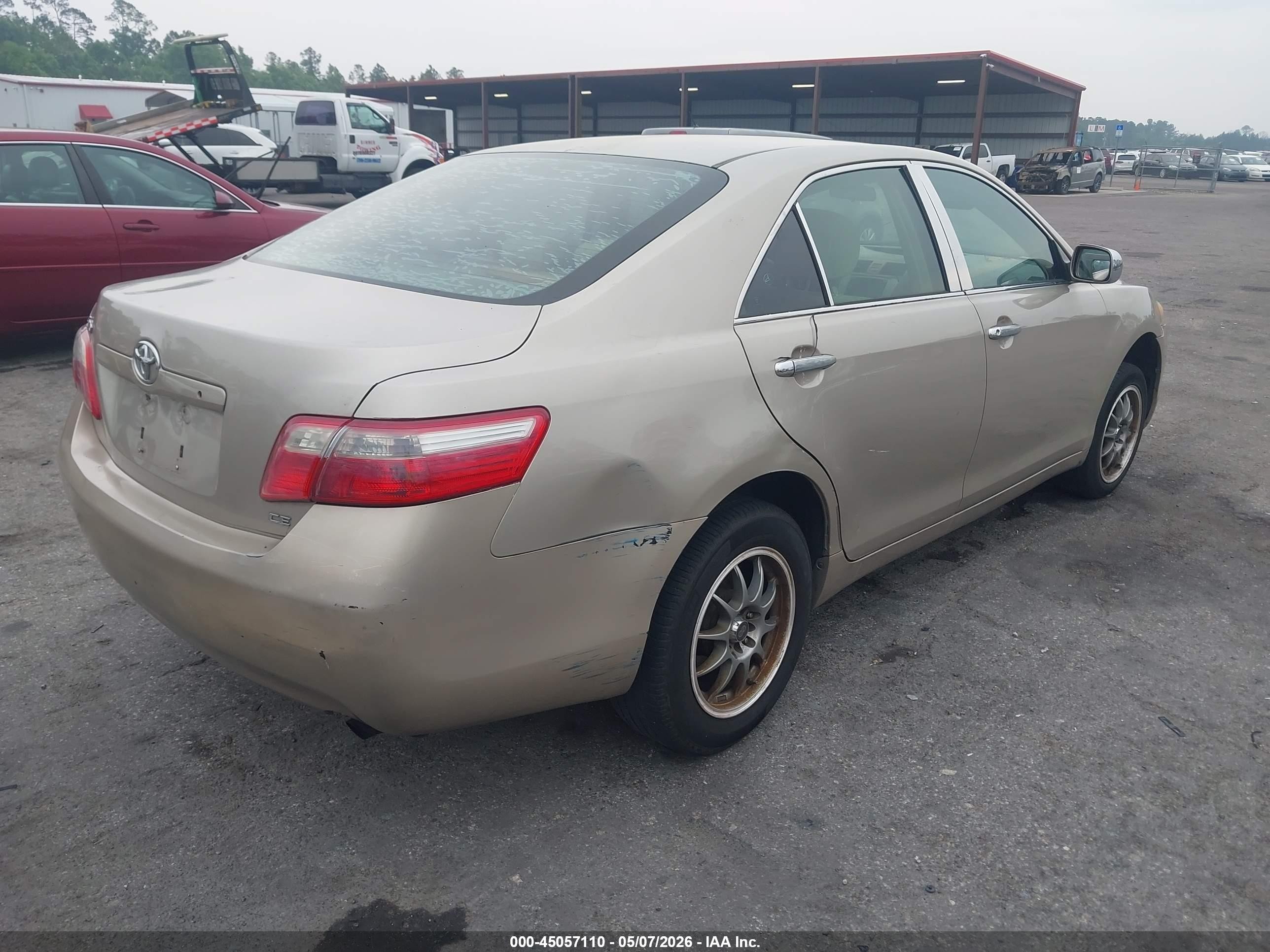 2007 Toyota Camry Ce Золотой vin: 4T1BE46K87U546635