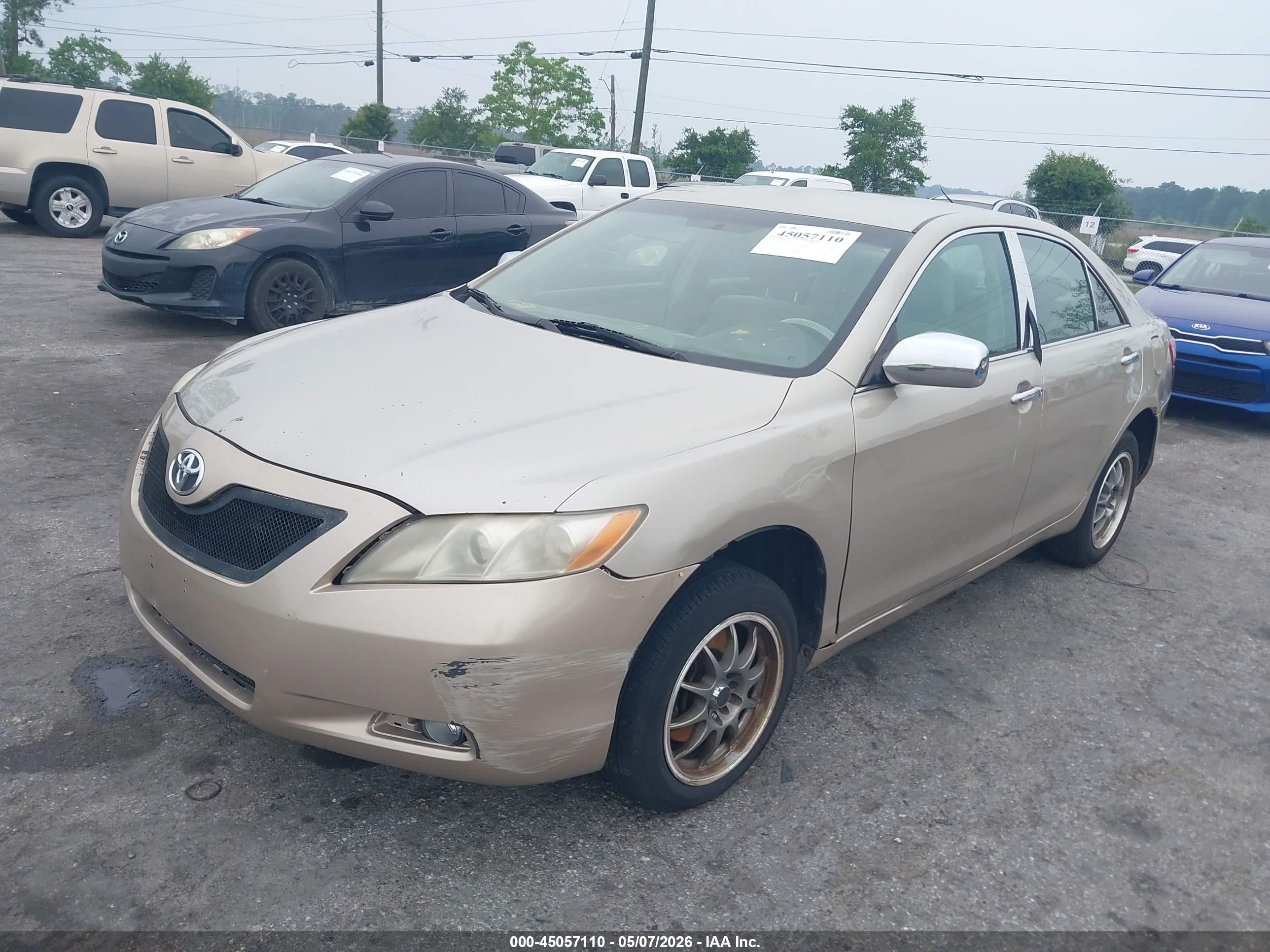 2007 Toyota Camry Ce Золотой vin: 4T1BE46K87U546635