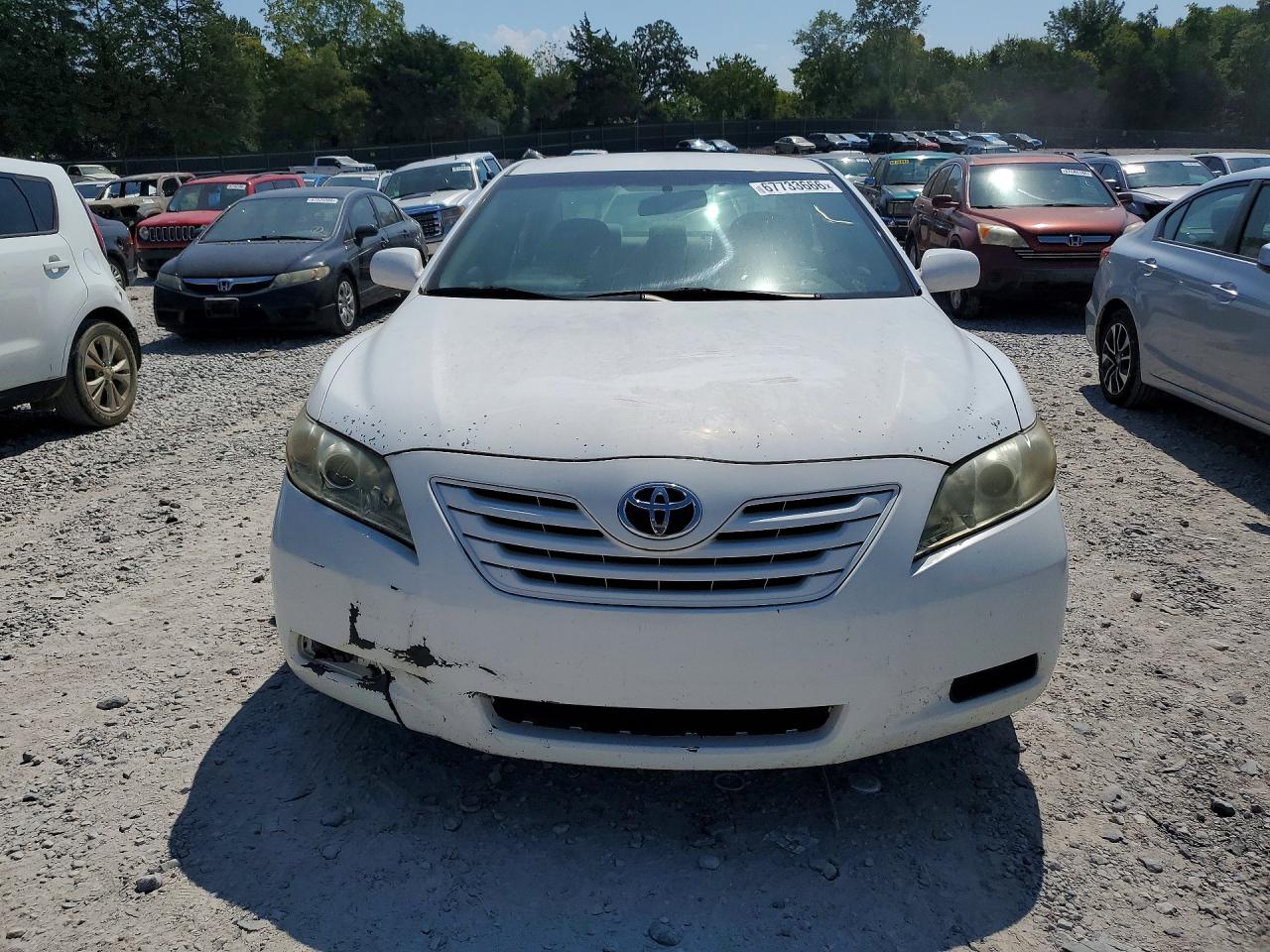 2007 Toyota Camry Le White vin: 4T1BE46K87U580512