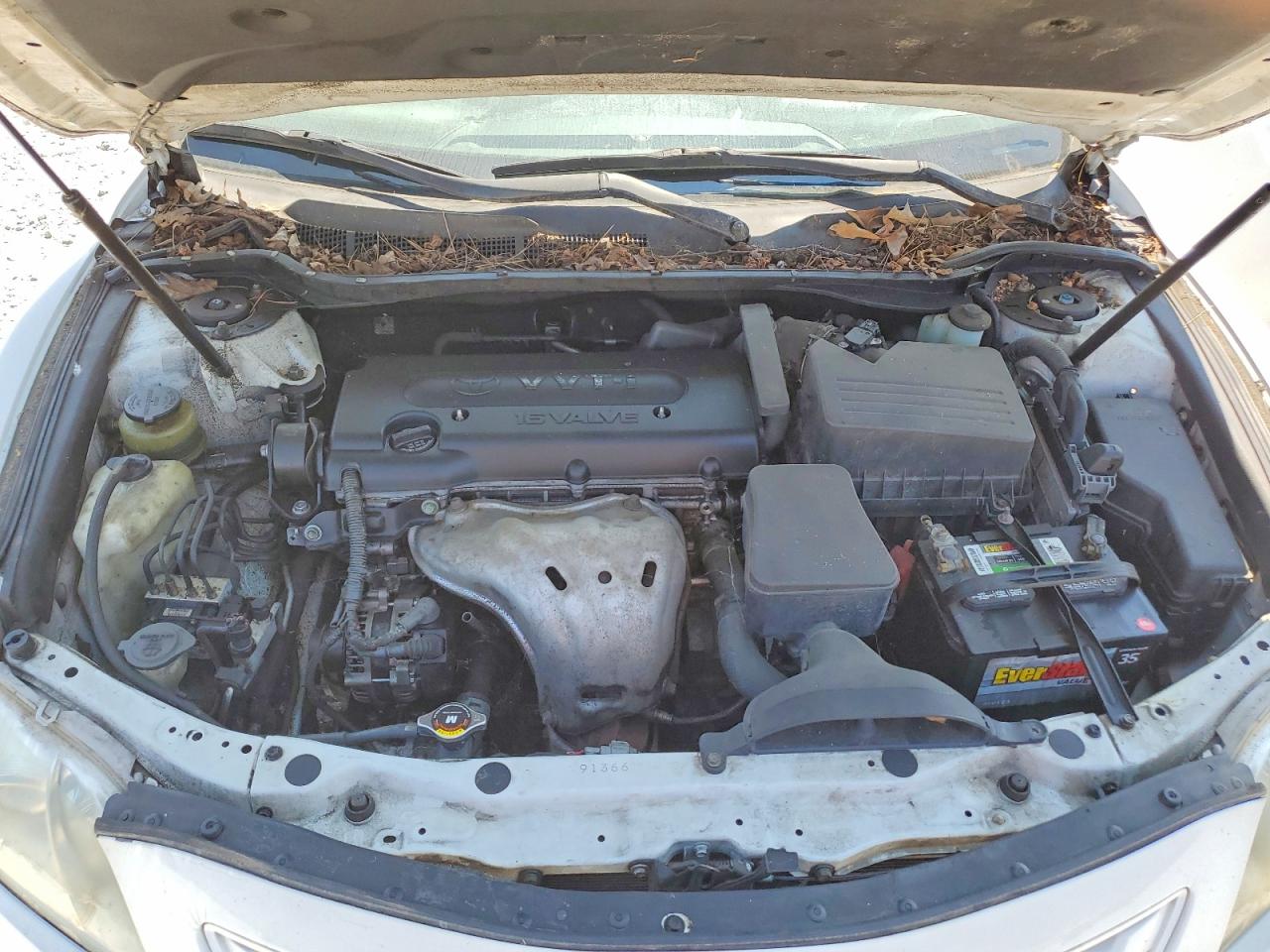 2007 Toyota Camry Le White vin: 4T1BE46K87U580512