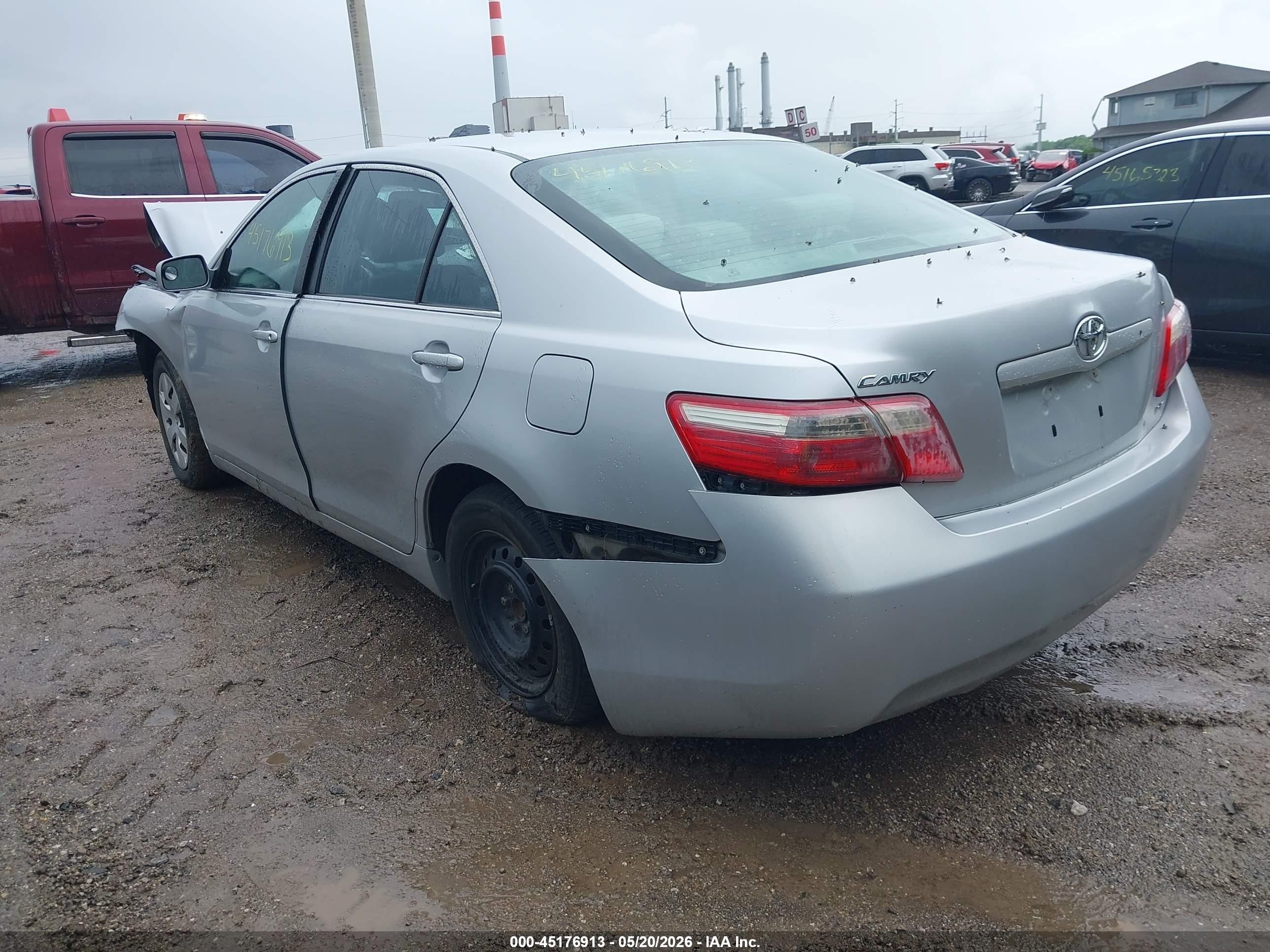 2007 Toyota Camry Le Silver vin: 4T1BE46K87U587931