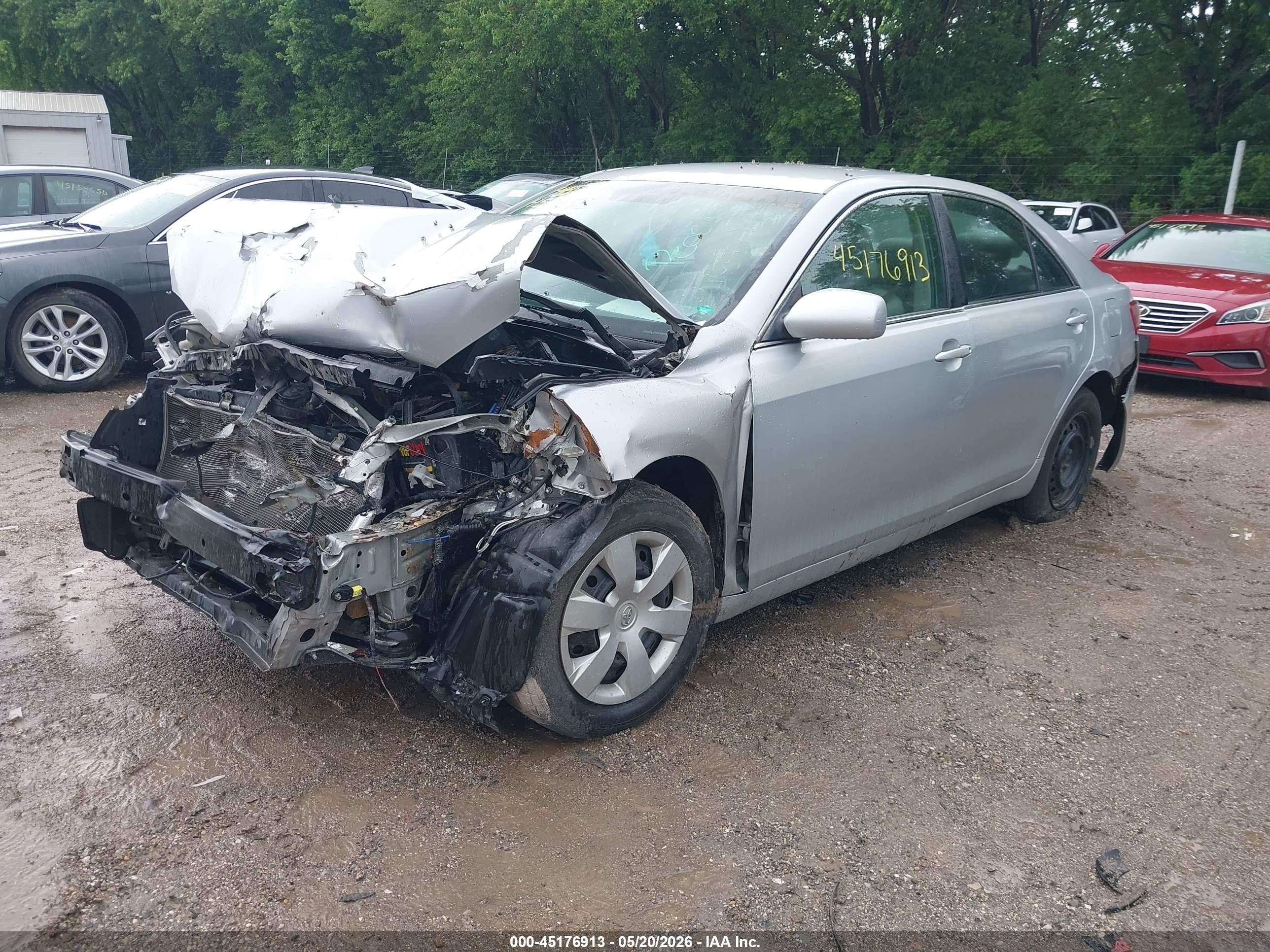 2007 Toyota Camry Le Silver vin: 4T1BE46K87U587931