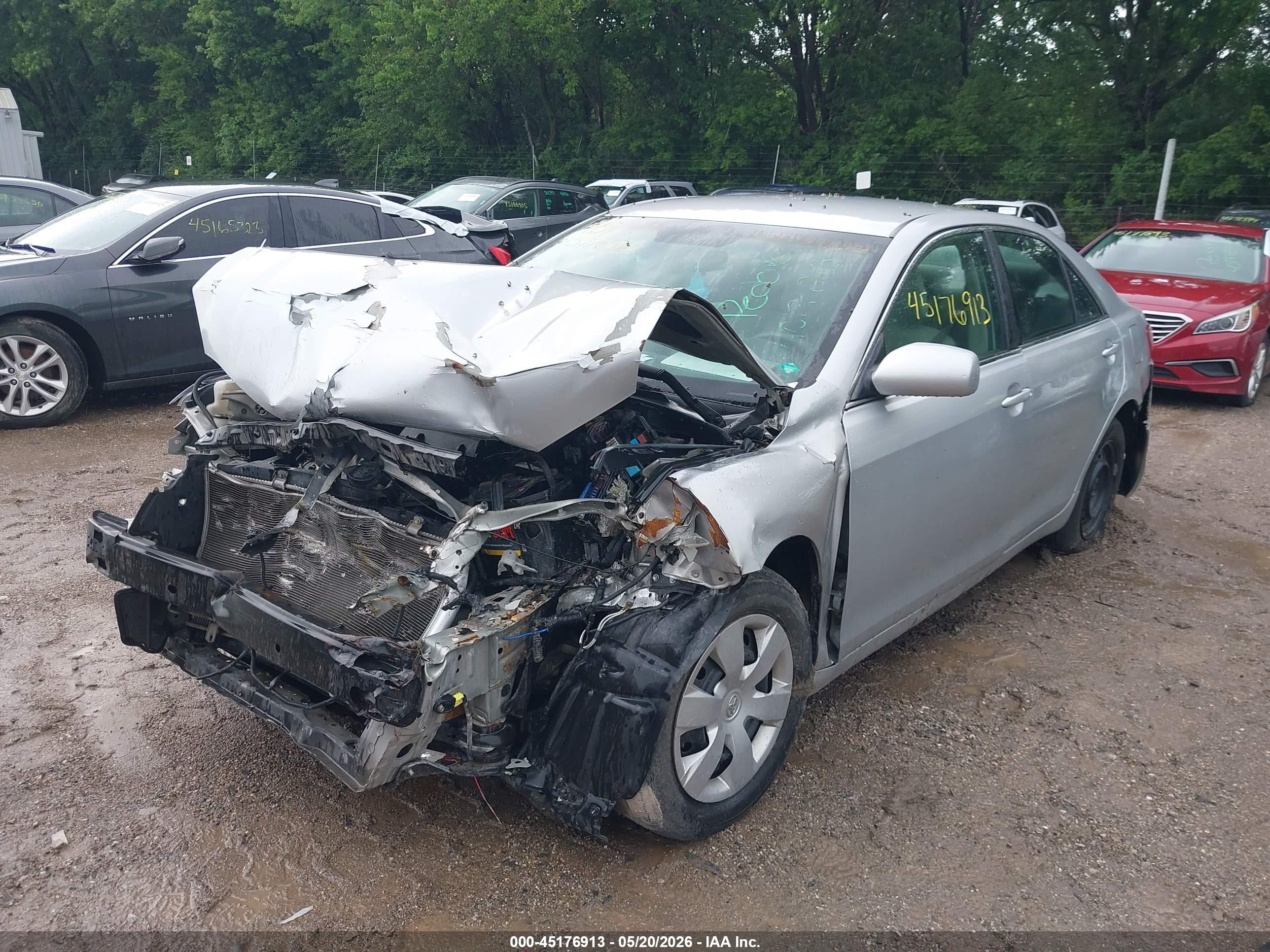2007 Toyota Camry Le Silver vin: 4T1BE46K87U587931