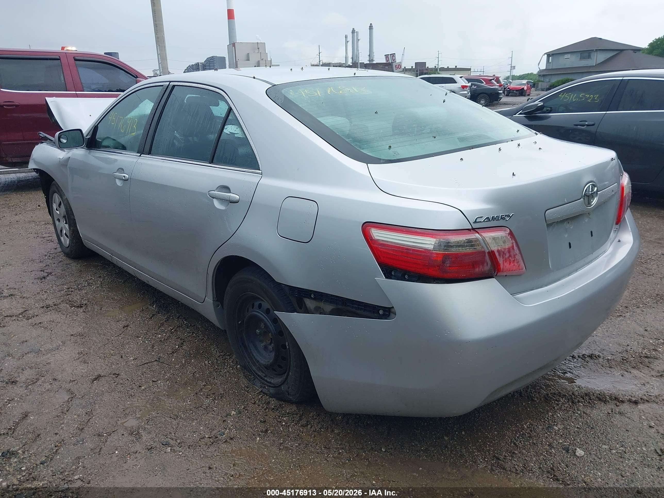2007 Toyota Camry Le Silver vin: 4T1BE46K87U587931