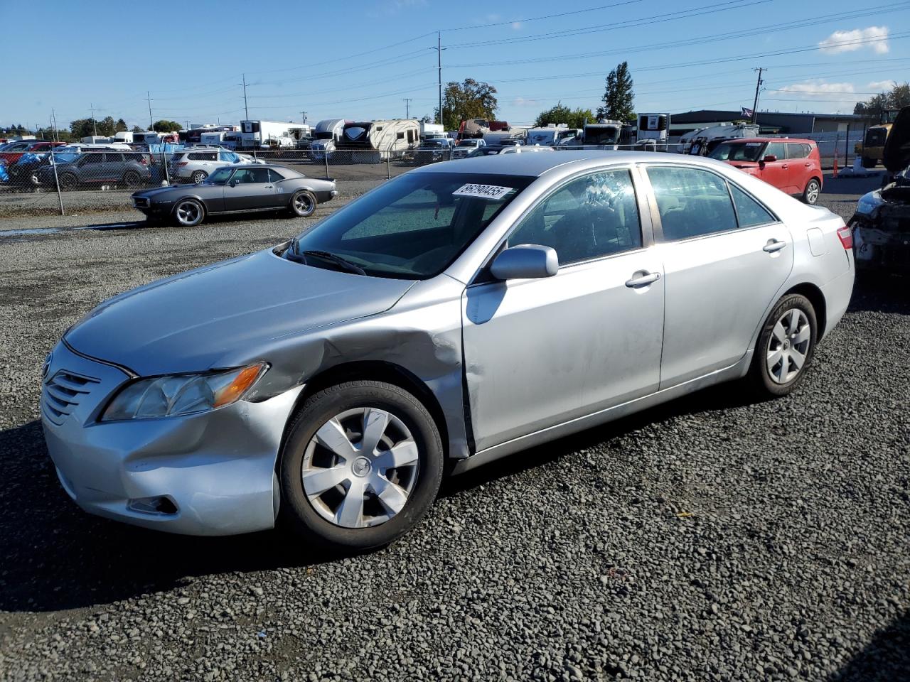 2007 Toyota Camry Ce Silver vin: 4T1BE46K87U588464