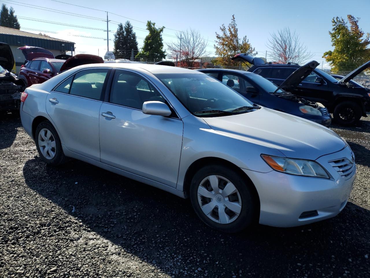 2007 Toyota Camry Ce Silver vin: 4T1BE46K87U588464