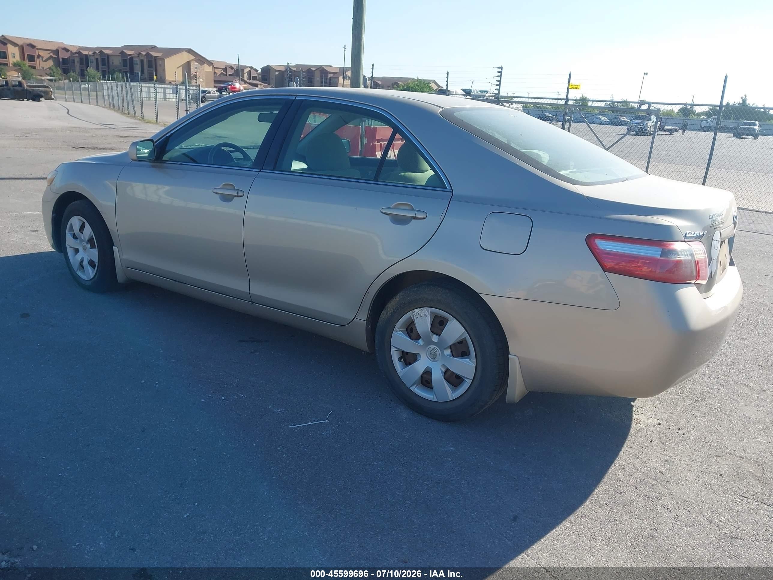 2007 Toyota Camry Le Beige vin: 4T1BE46K87U622709