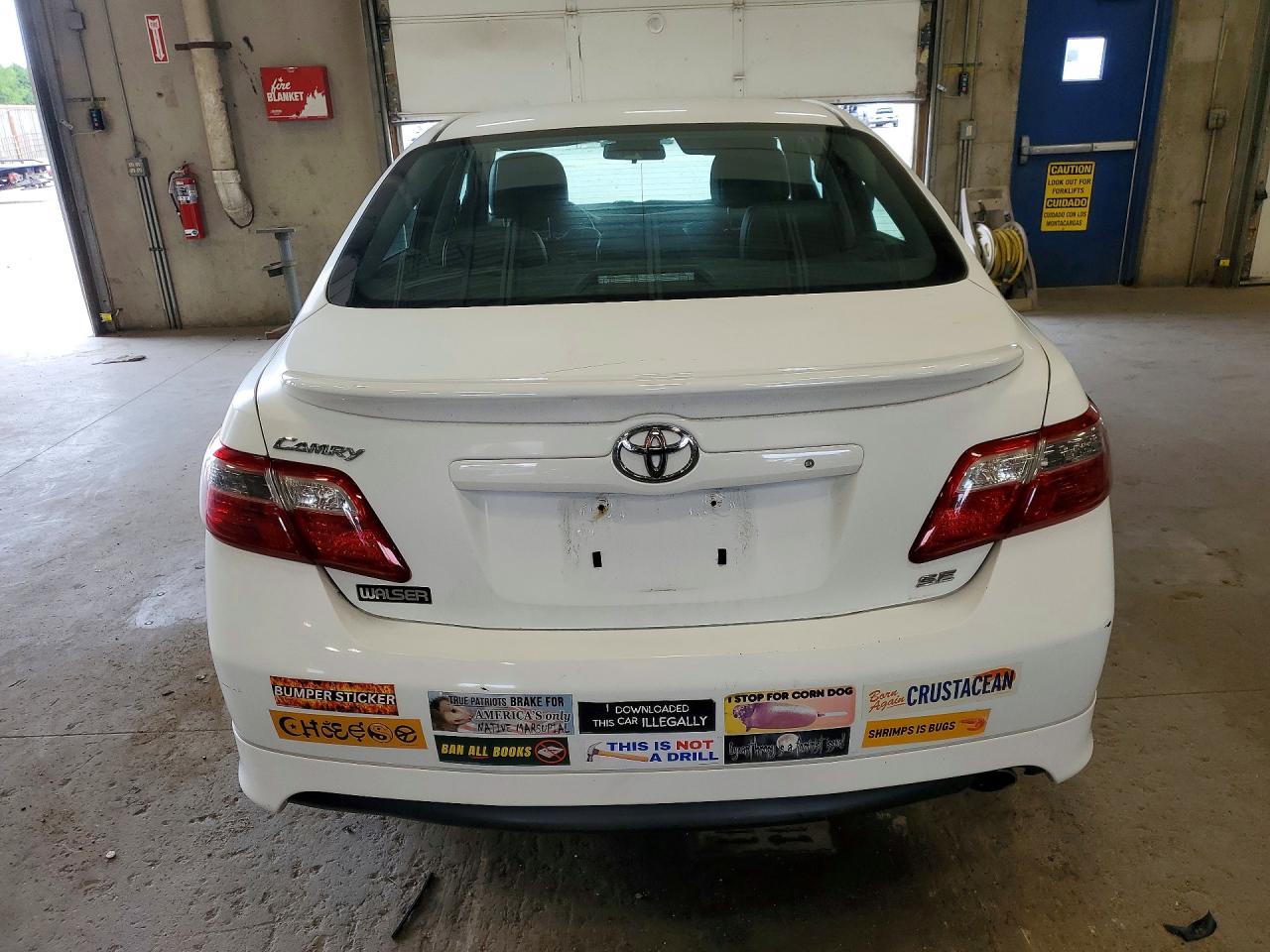 2007 Toyota Camry Se White vin: 4T1BE46K87U631913