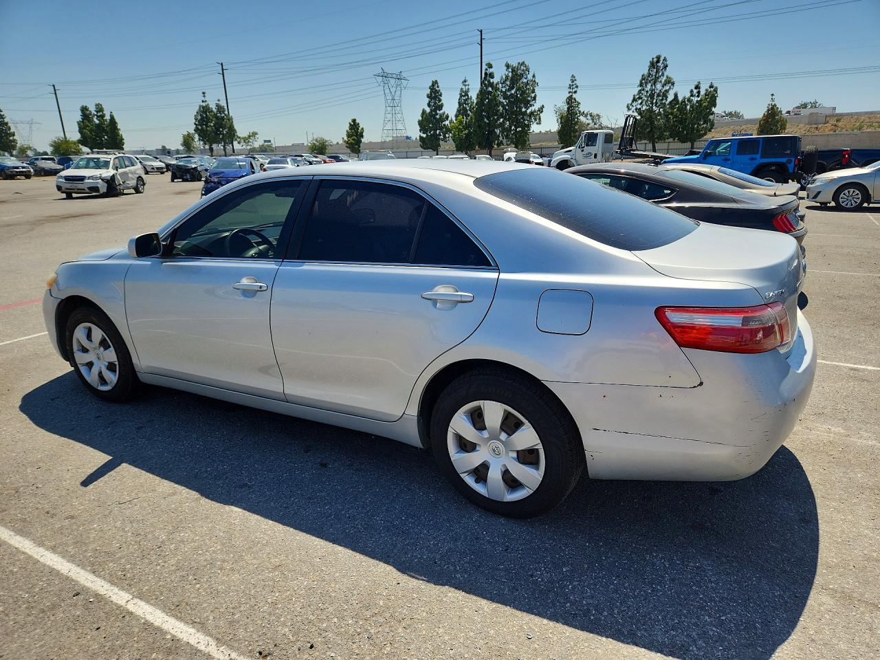 2007 Toyota Camry Le Silver vin: 4T1BE46K87U636920