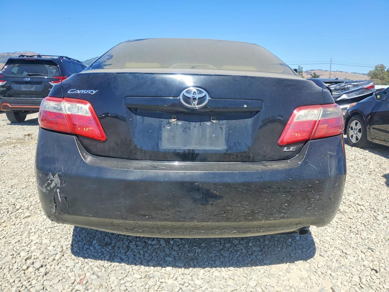 2007 Toyota Camry Le Black vin: 4T1BE46K87U644290