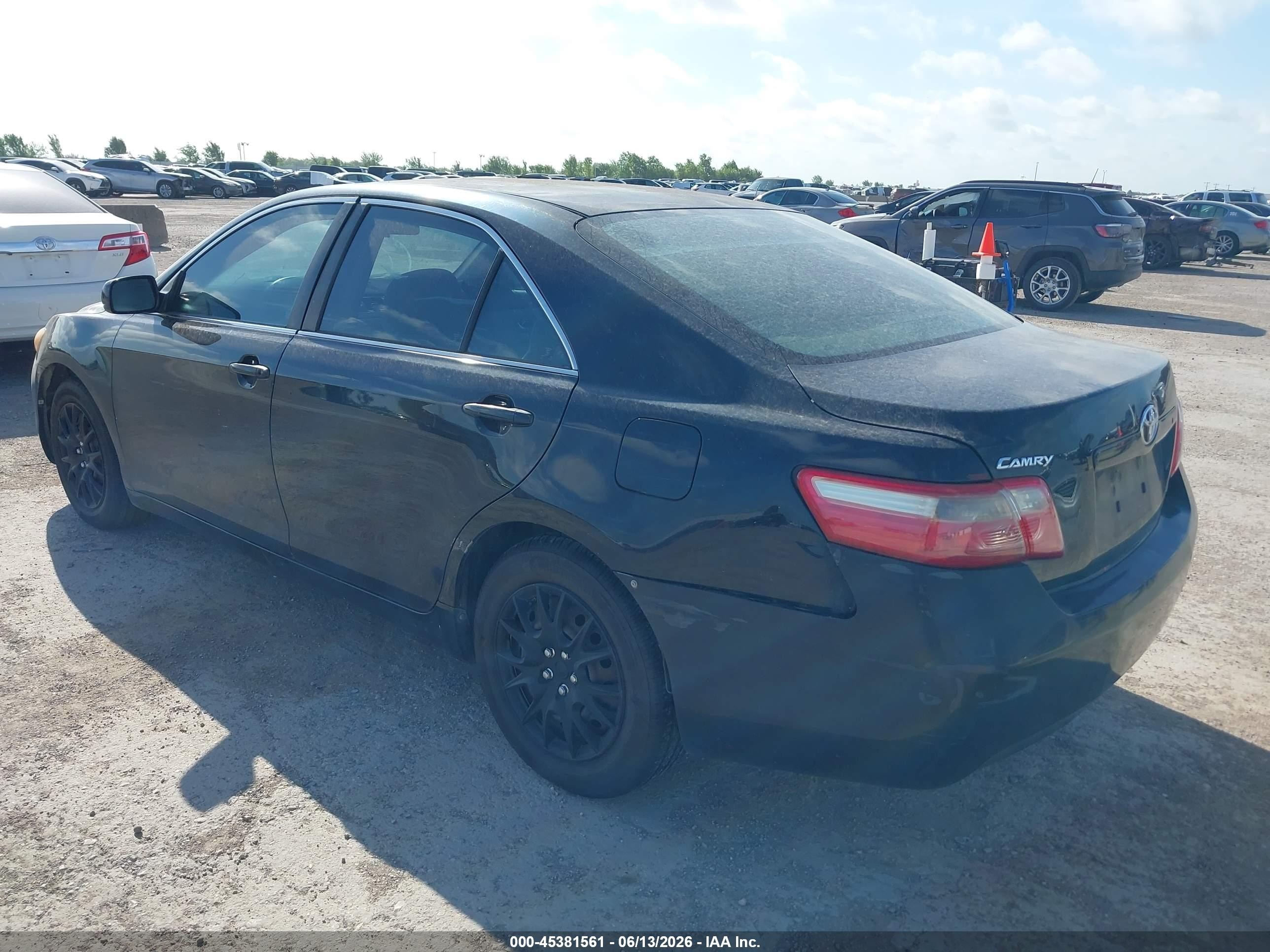 2007 Toyota Camry Ce Черный vin: 4T1BE46K87U646640
