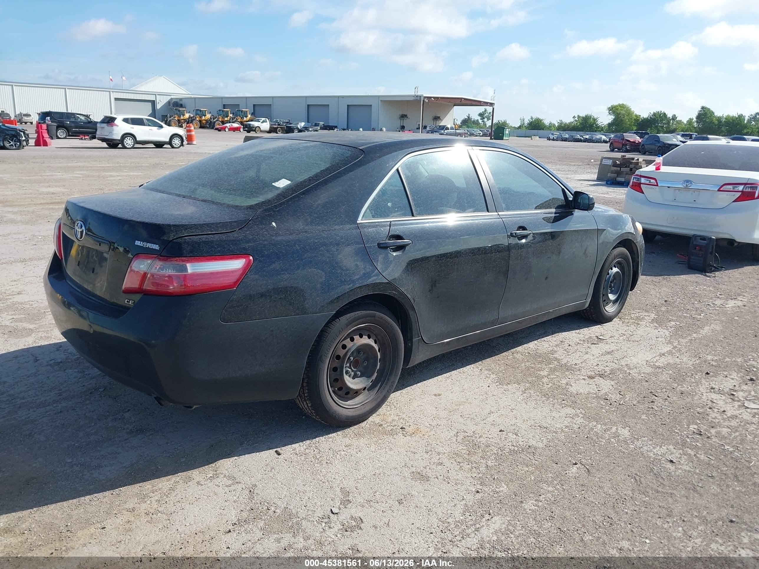 2007 Toyota Camry Ce Черный vin: 4T1BE46K87U646640