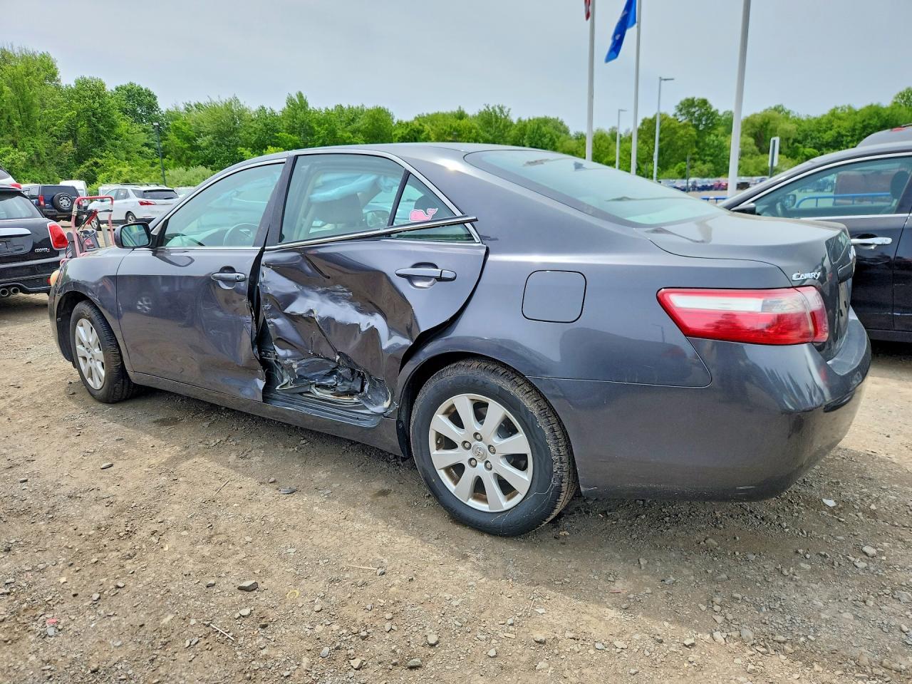 2007 Toyota Camry Xle Серый vin: 4T1BE46K87U662935